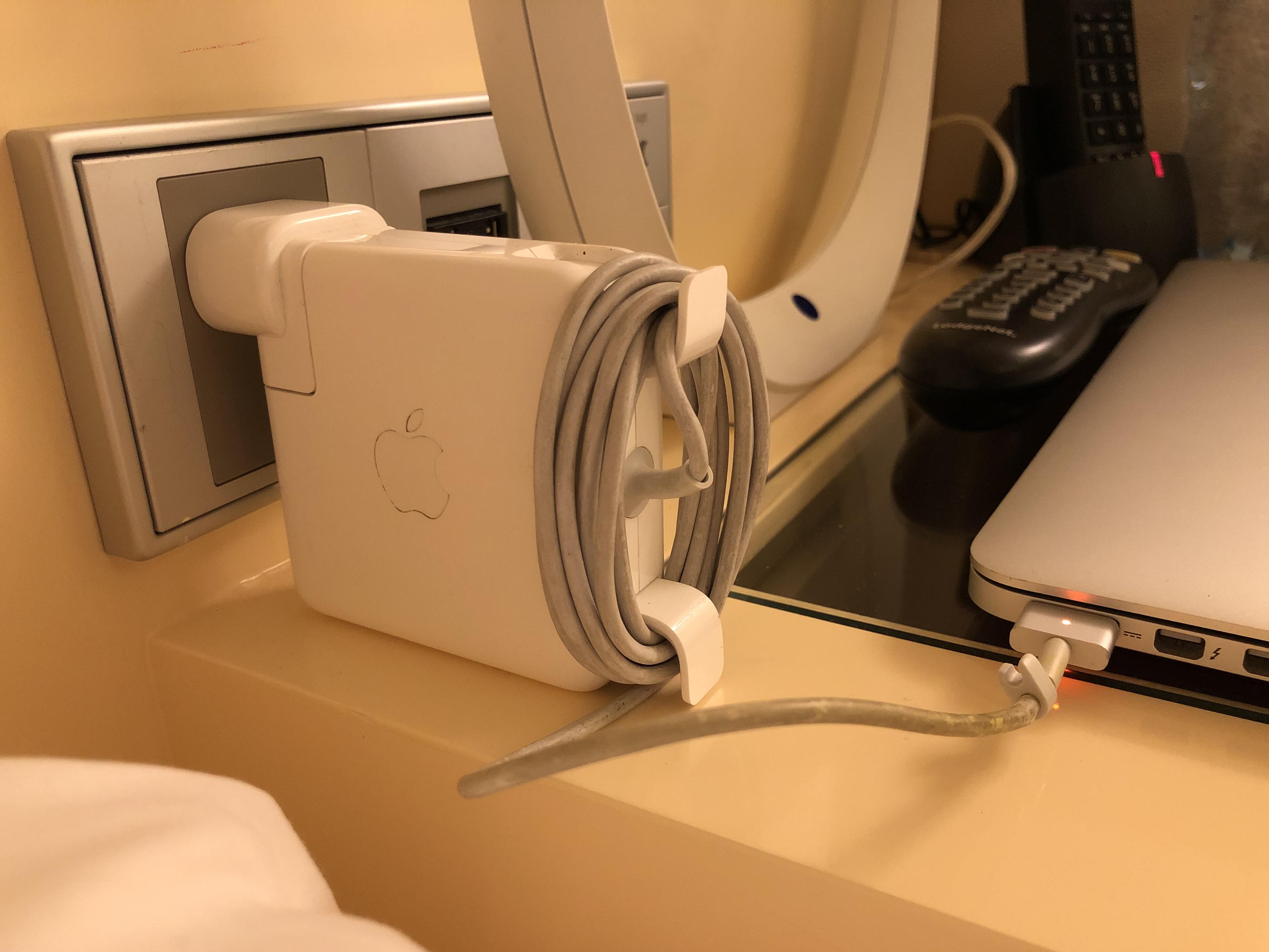 My macbook charger in this hotel room r/Perfectfit