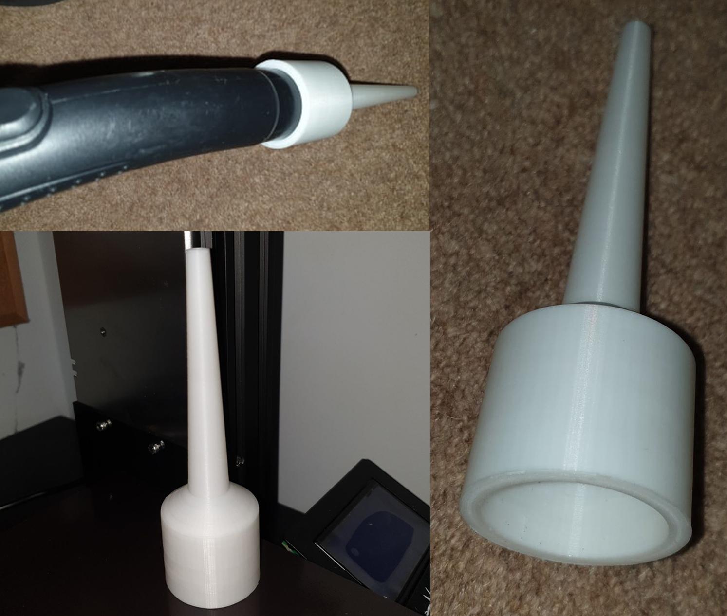 Small tipped nozzle for precision vacuuming r/functionalprint