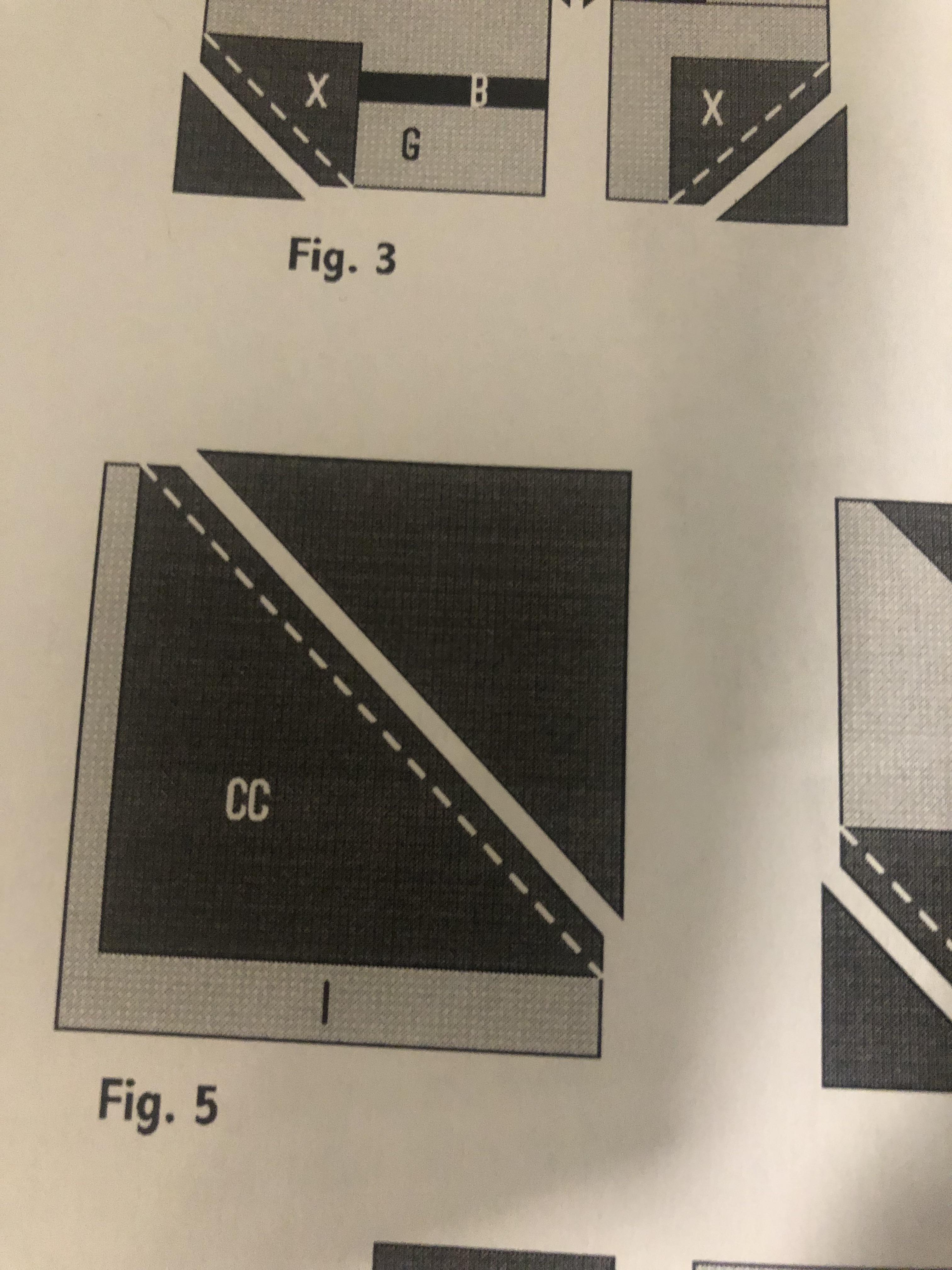 Tips for sewing diagonal across a block r/quilting