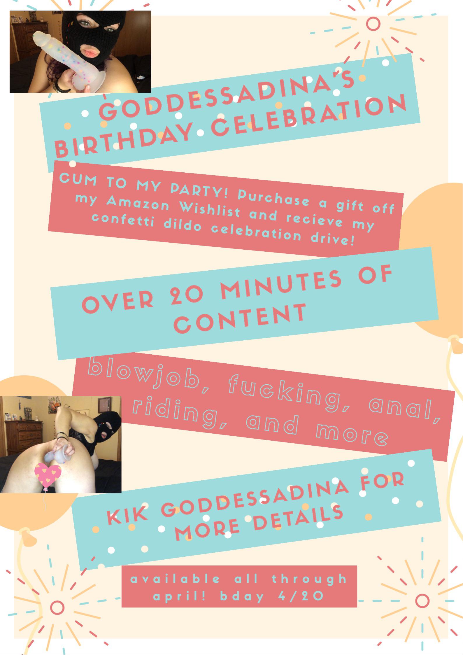 I have a confetti dildo, so i’m making the most of it. 20+ minutes of