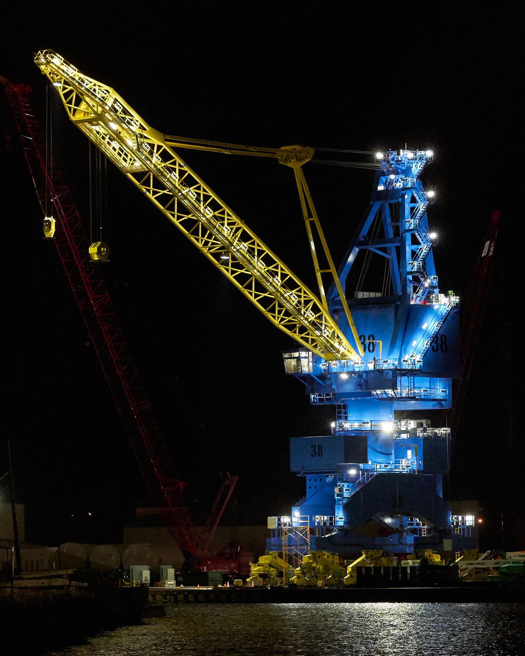Konecranes 55million, 170 ton crane being built in Manitowoc nearing