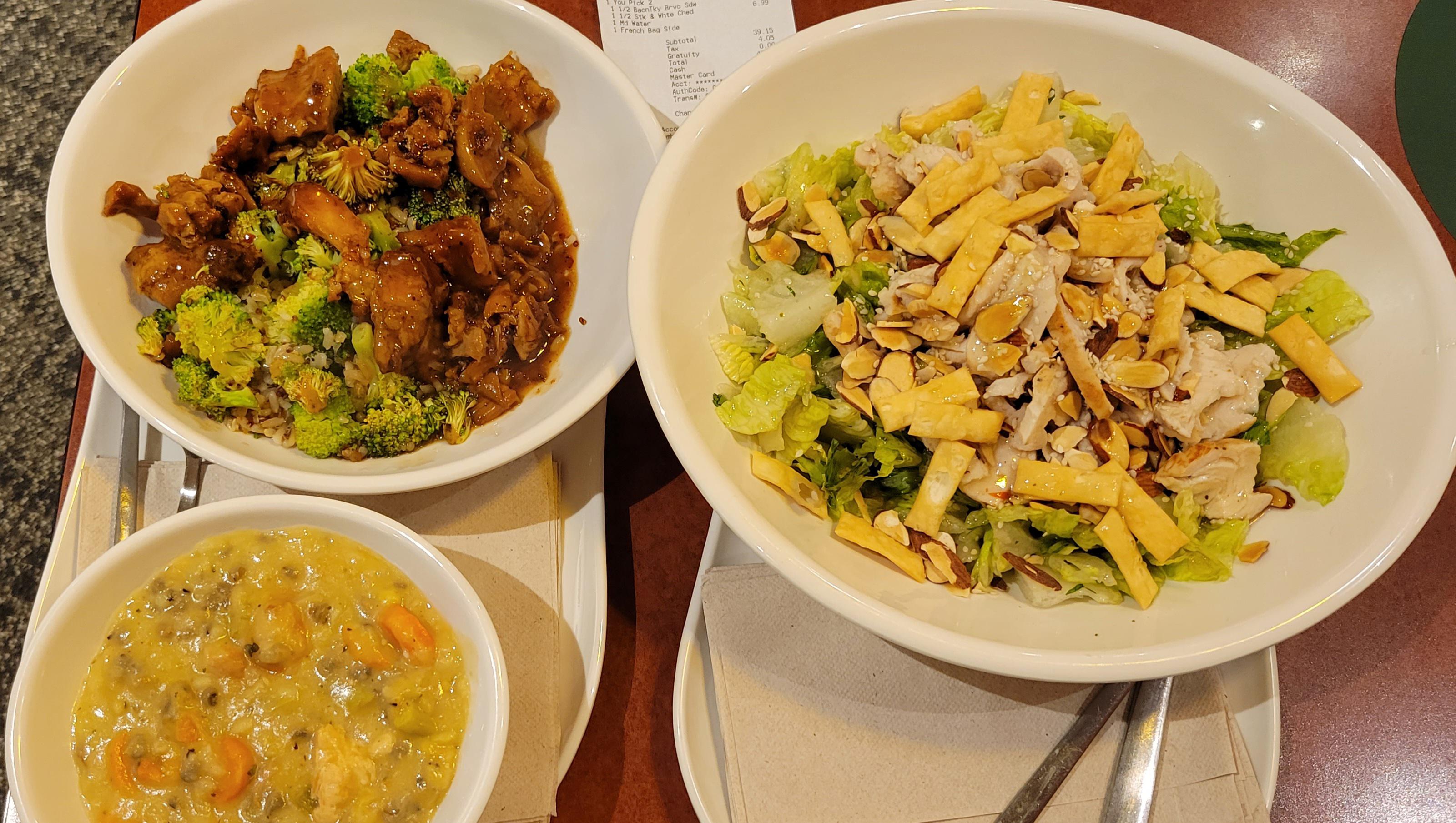 OMAD from Bread co. 1440 calories. Teriyaki Chicken, Asian Chicken