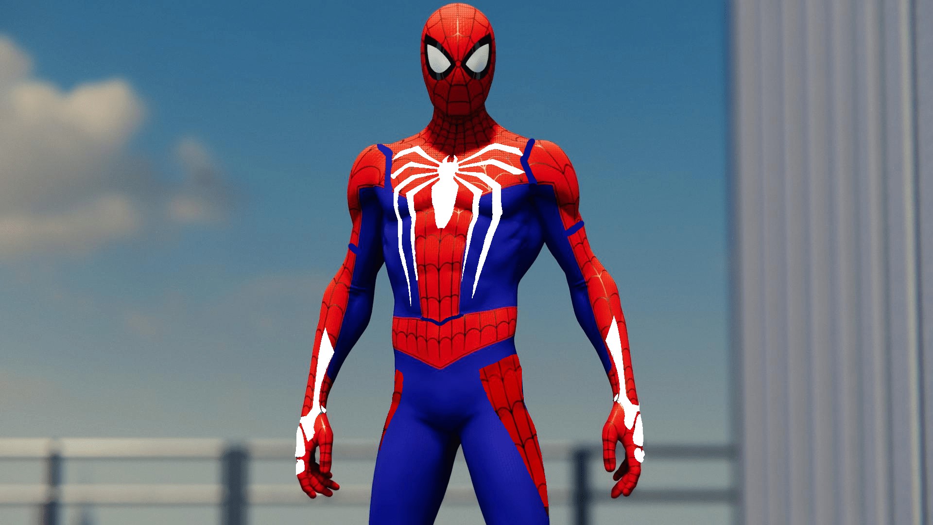 Advanced SpiderVerse Costume! r/SpidermanPS4