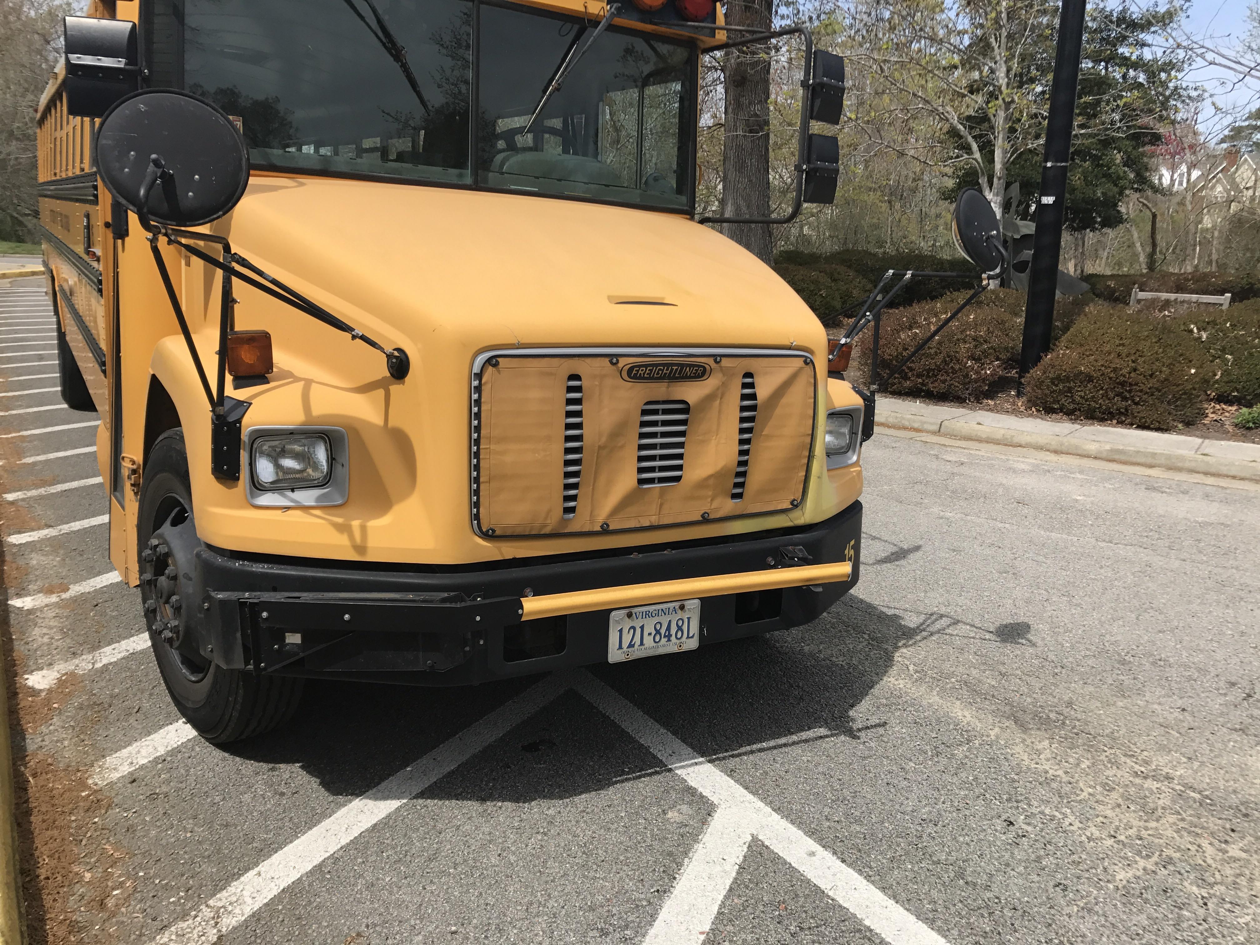 Some sort of grille cover I've seen on buses and large trucks before