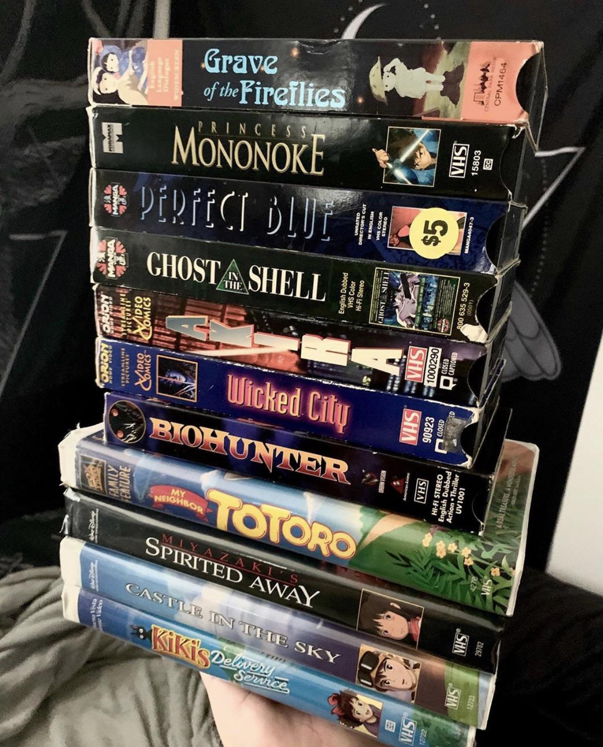 Wanted to share some of my anime VHS r/VHS