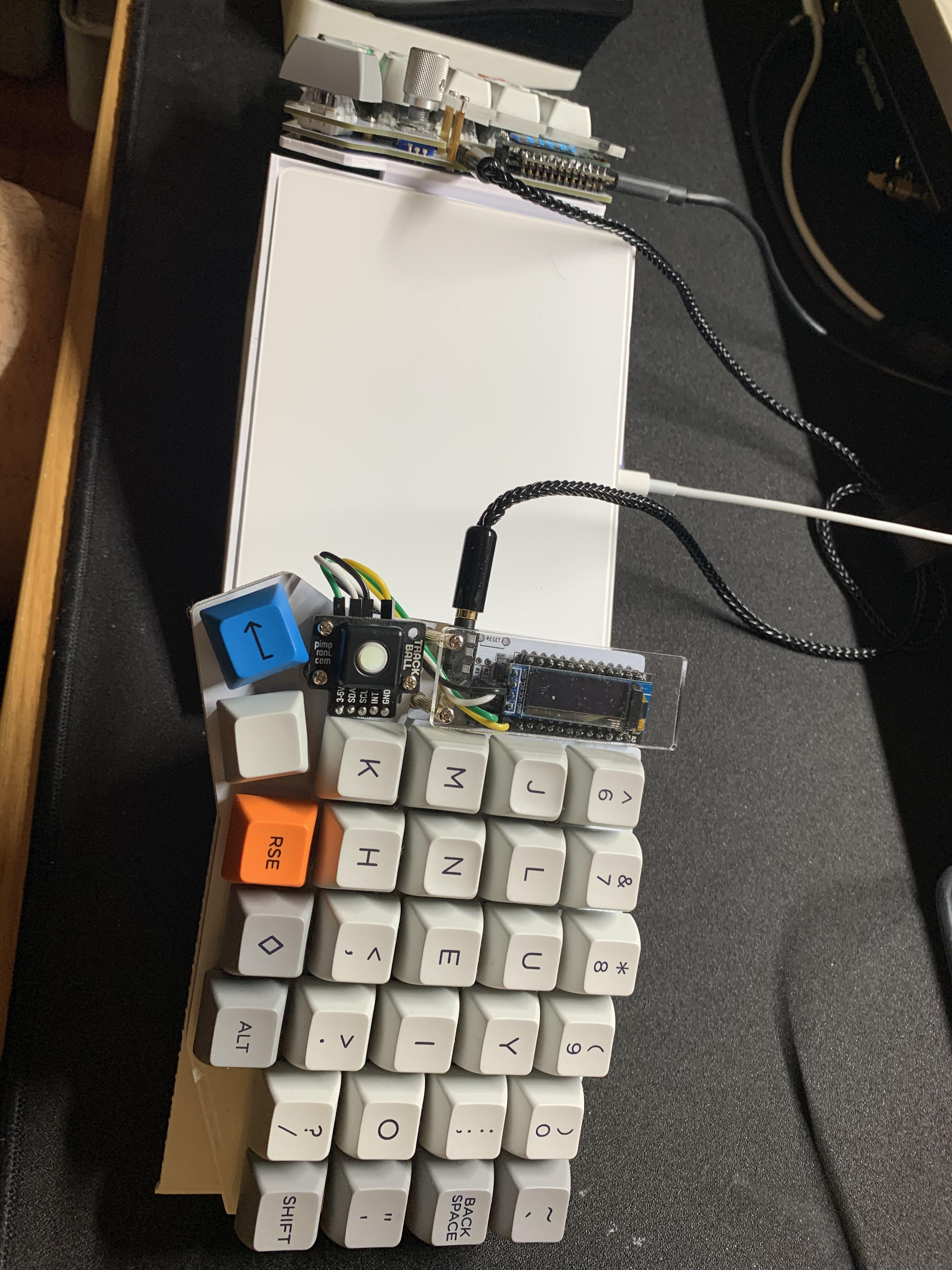 Sofle v2.1 RGB pcb with trackball r/ErgoMechKeyboards