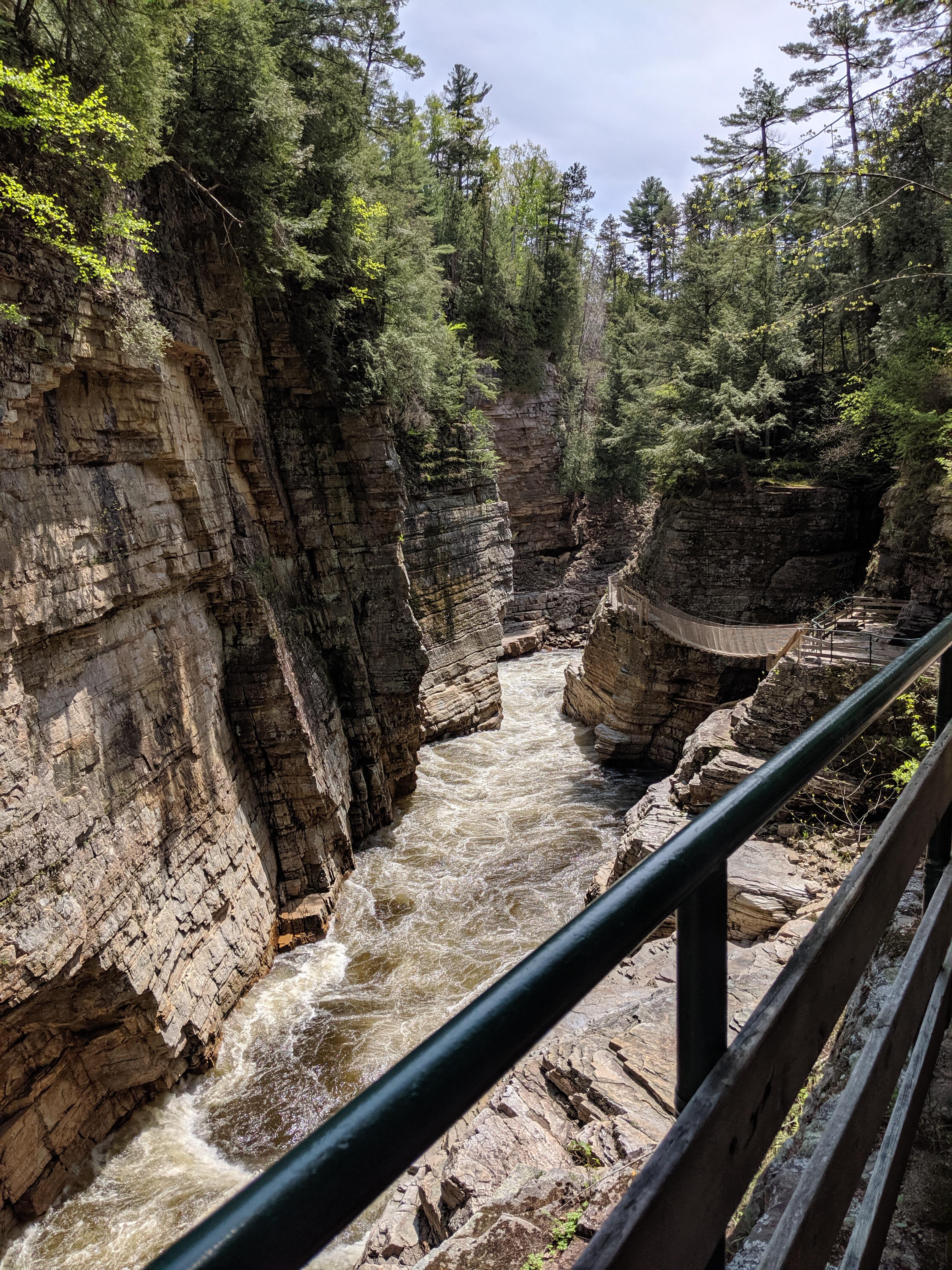 Ausable Chasm in upstate New York r/pics