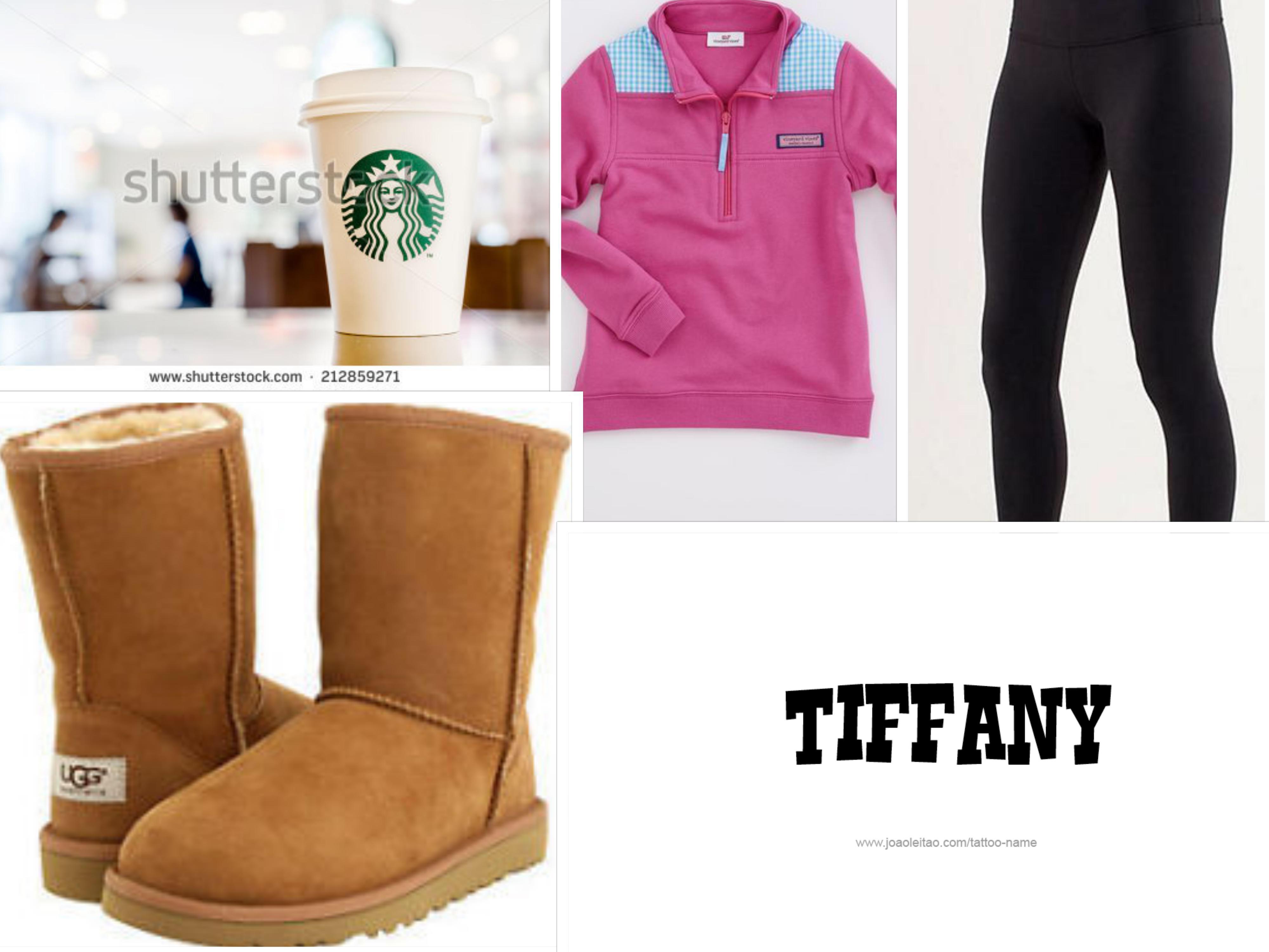 White Girl Starbucks Uggs