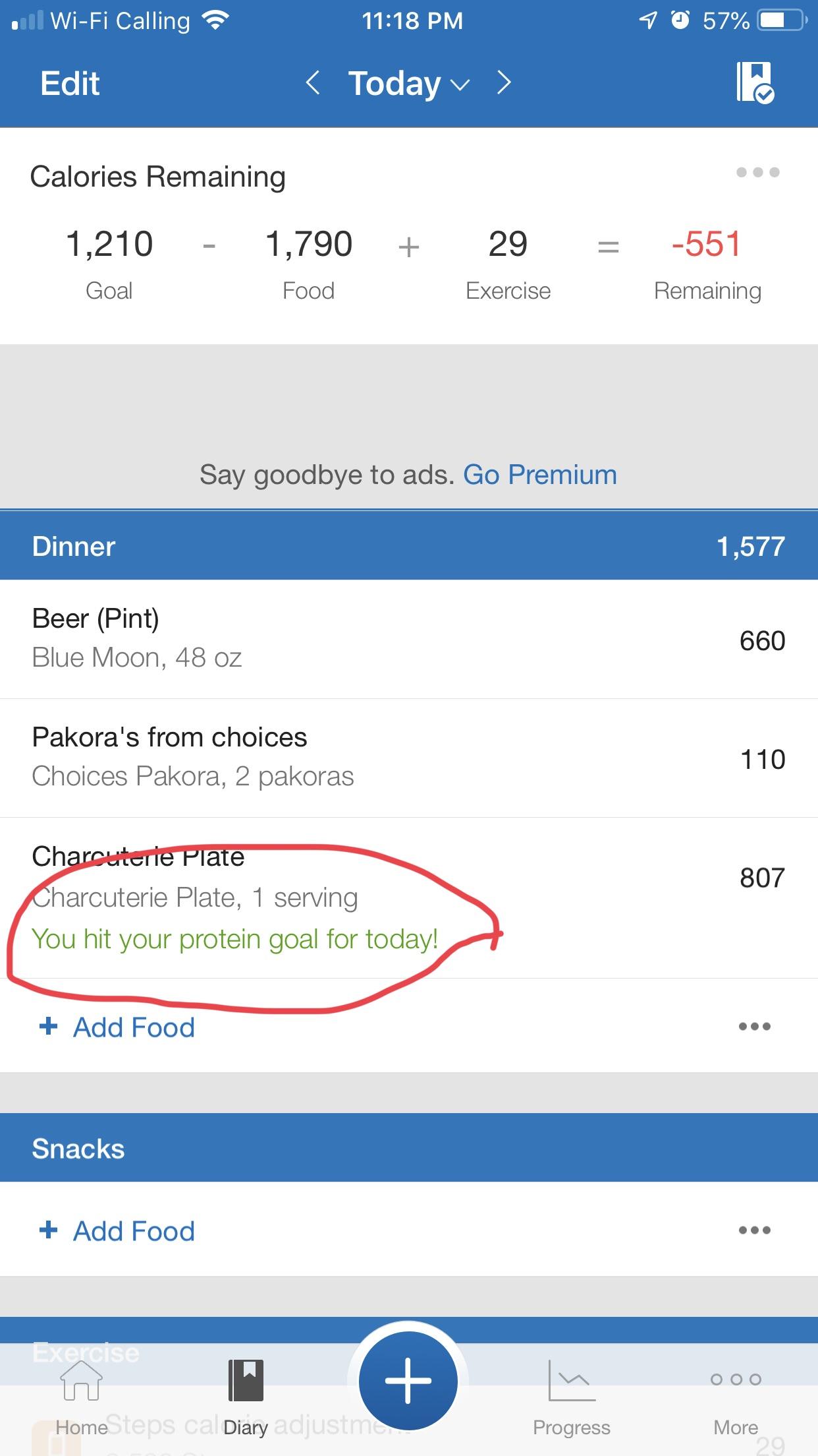Hit my protein goal for the day 🏼😑 r/1200isfineIGUESSugh