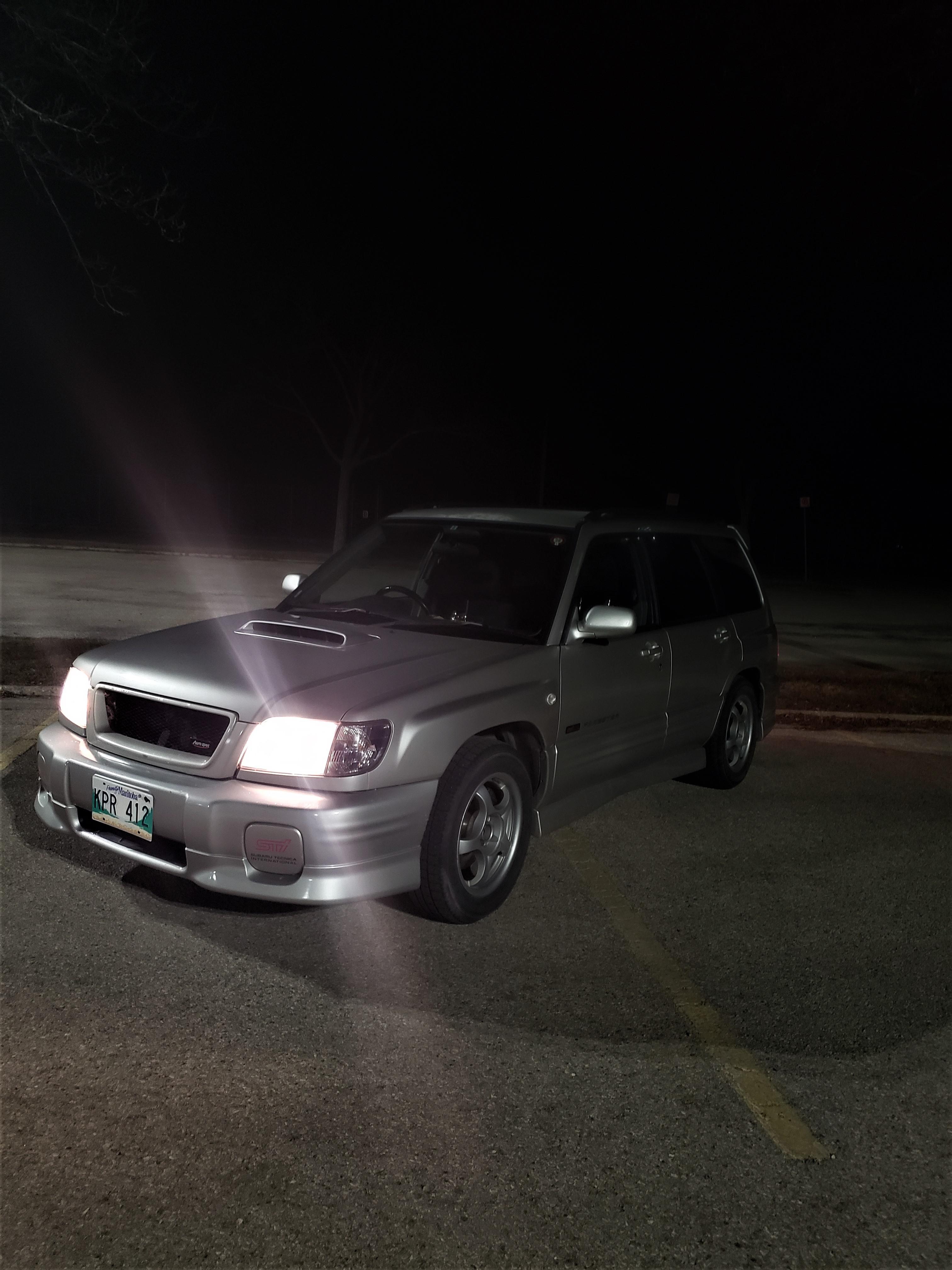 New to Reddit and Jdm Subaru's. But here is my new car. 2000 Jdm Subaru