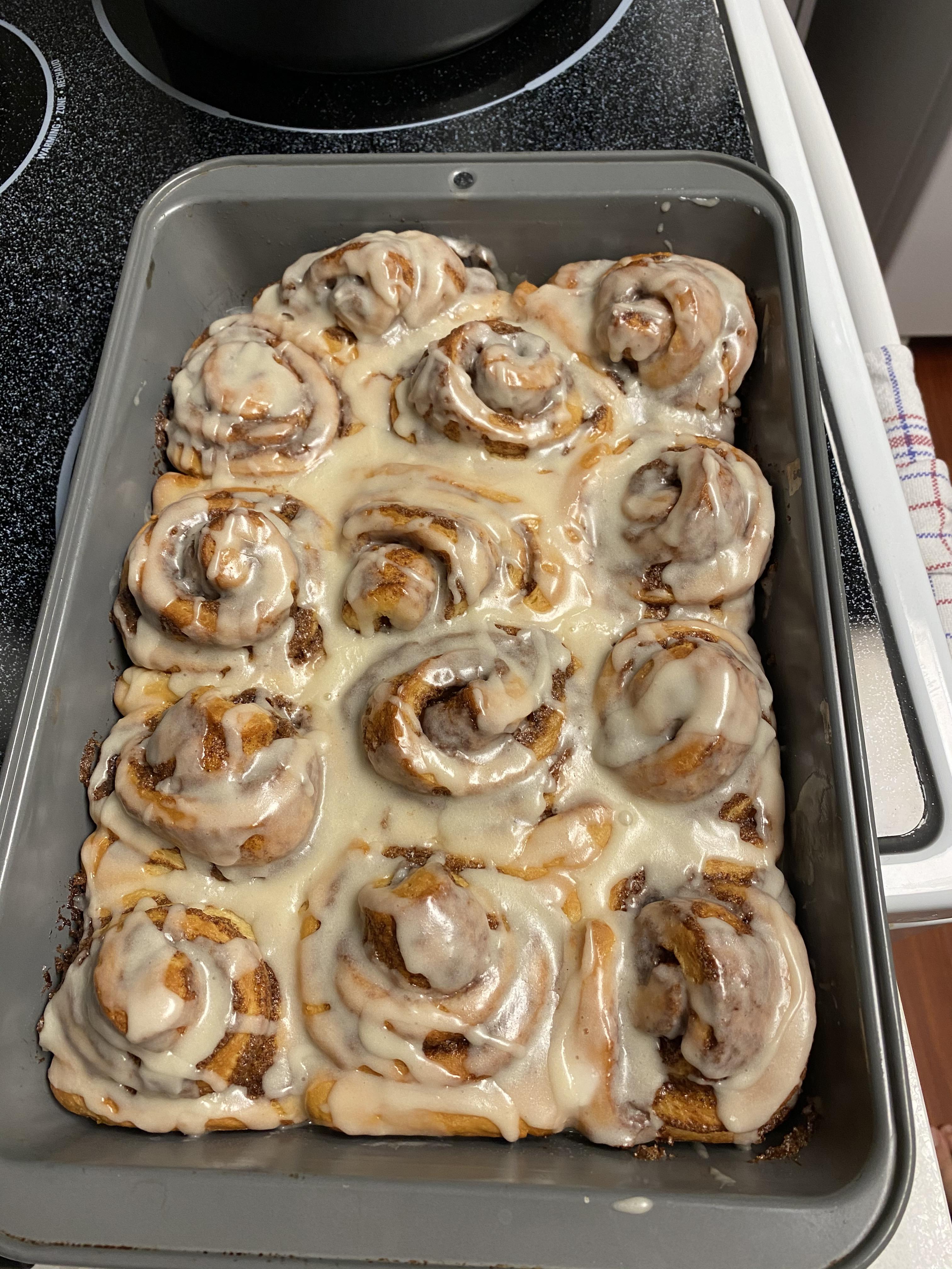 [HOMEMADE] Cinnamon Buns r/food