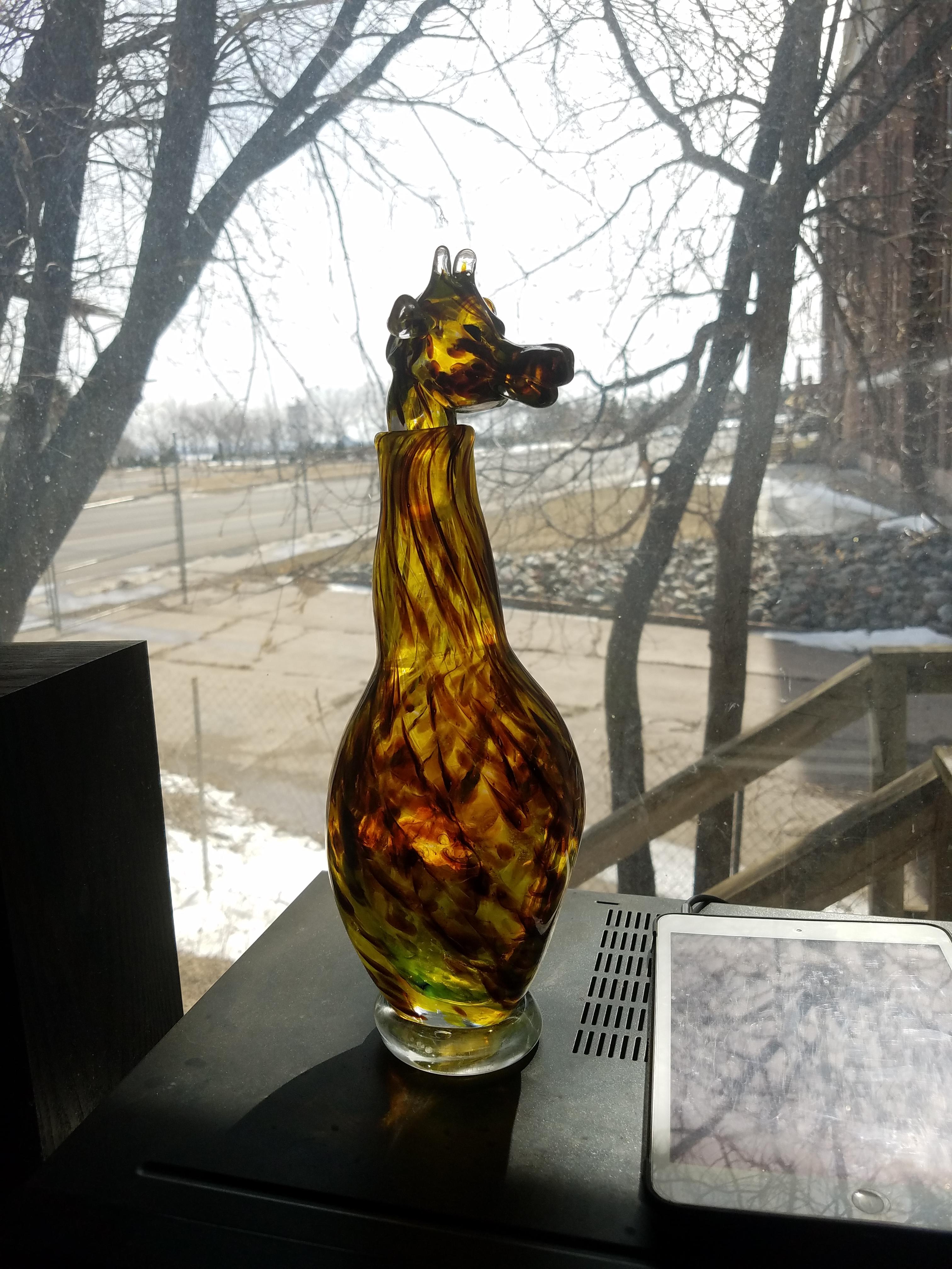 So I made this Giraffe Carafe pics