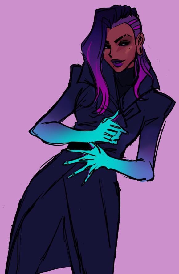 Here’s a much clearer look at sombra redesign in Overwatch 2 (Not this