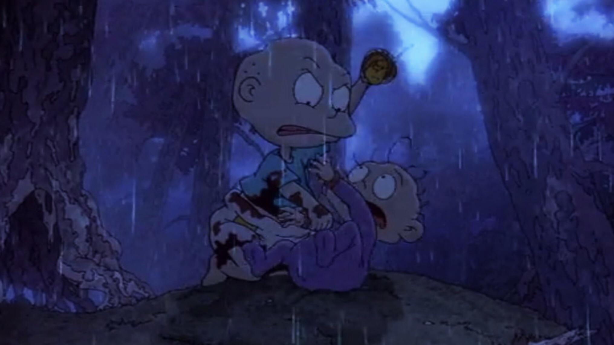 In The Rugrats Movie (1998), youngster Tommy attempts to lure feral