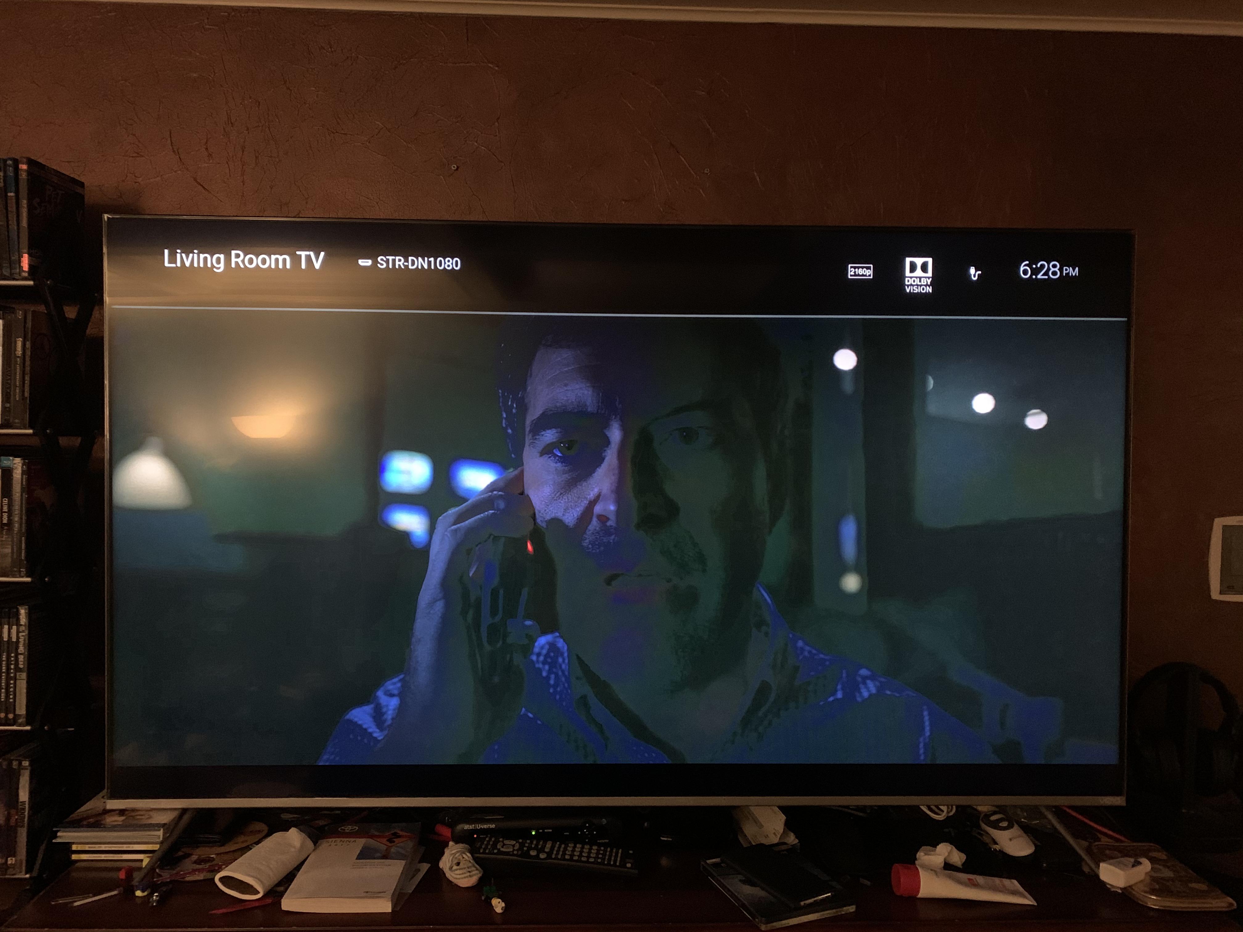On my P65F1, Apple TV Dolby Vision (HDR10 works fine) is crushed as
