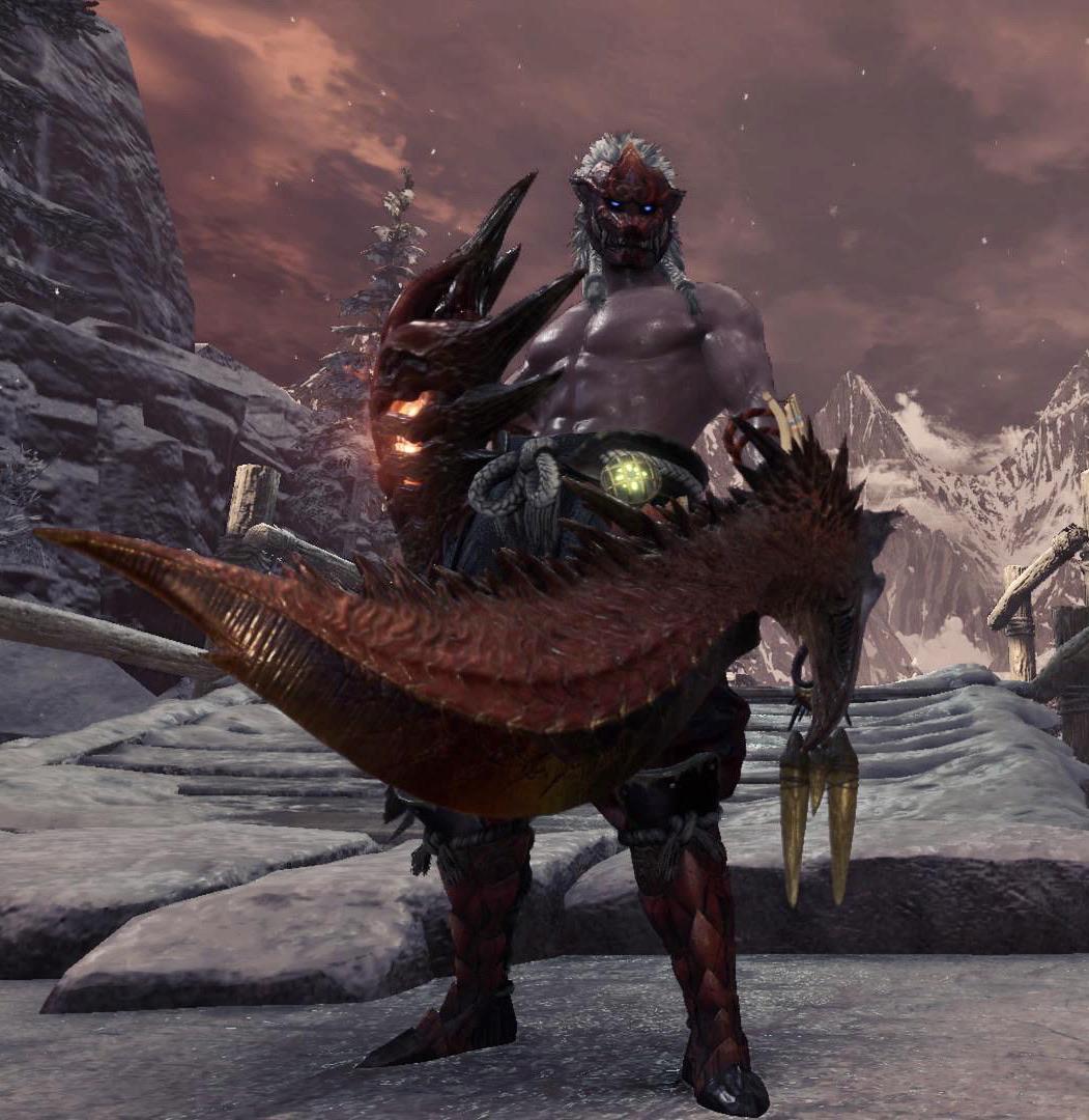 buff body is so… glistening MonsterHunter