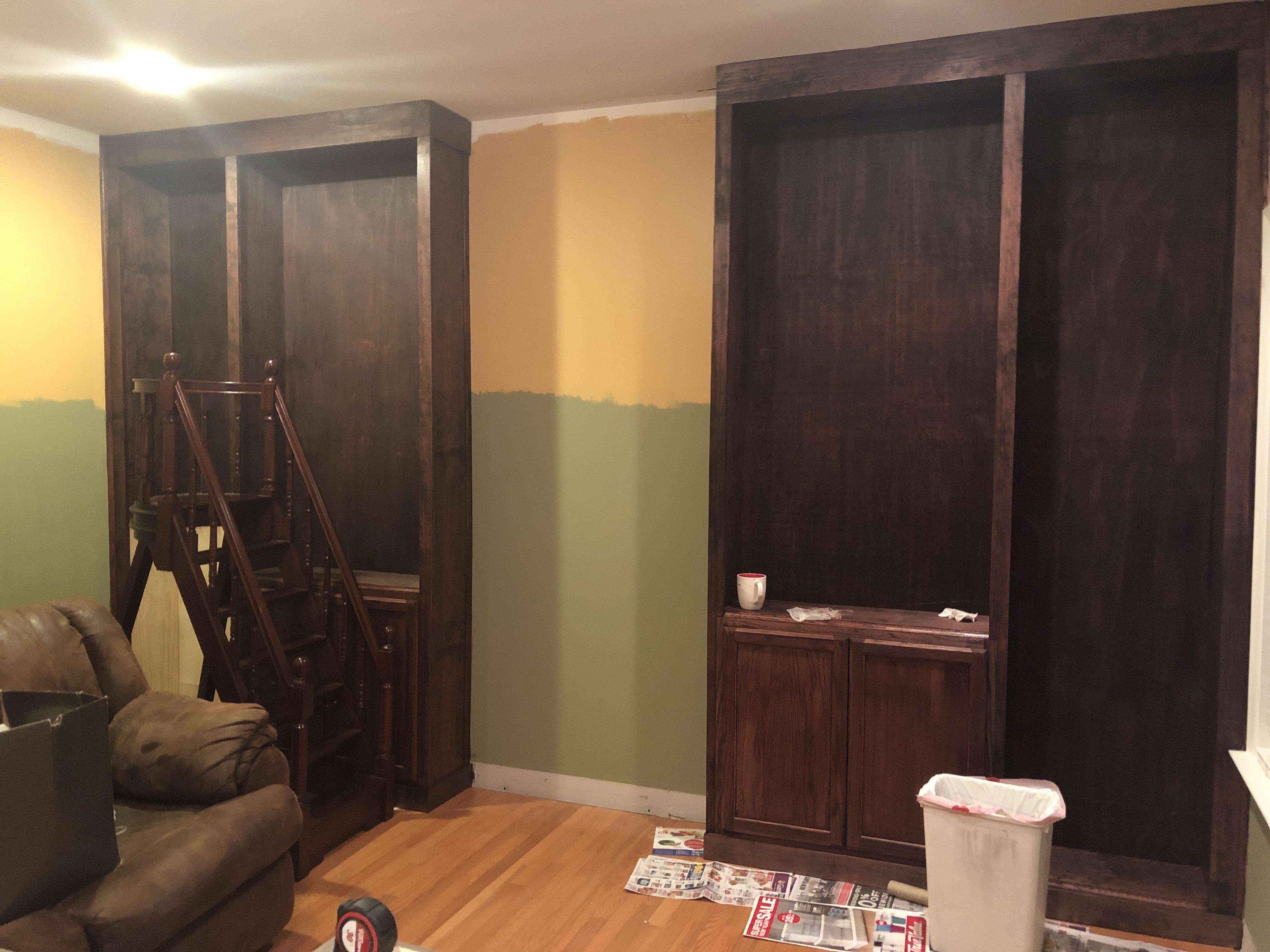Need help picking the best top coat for stained bookcases! r/woodworking
