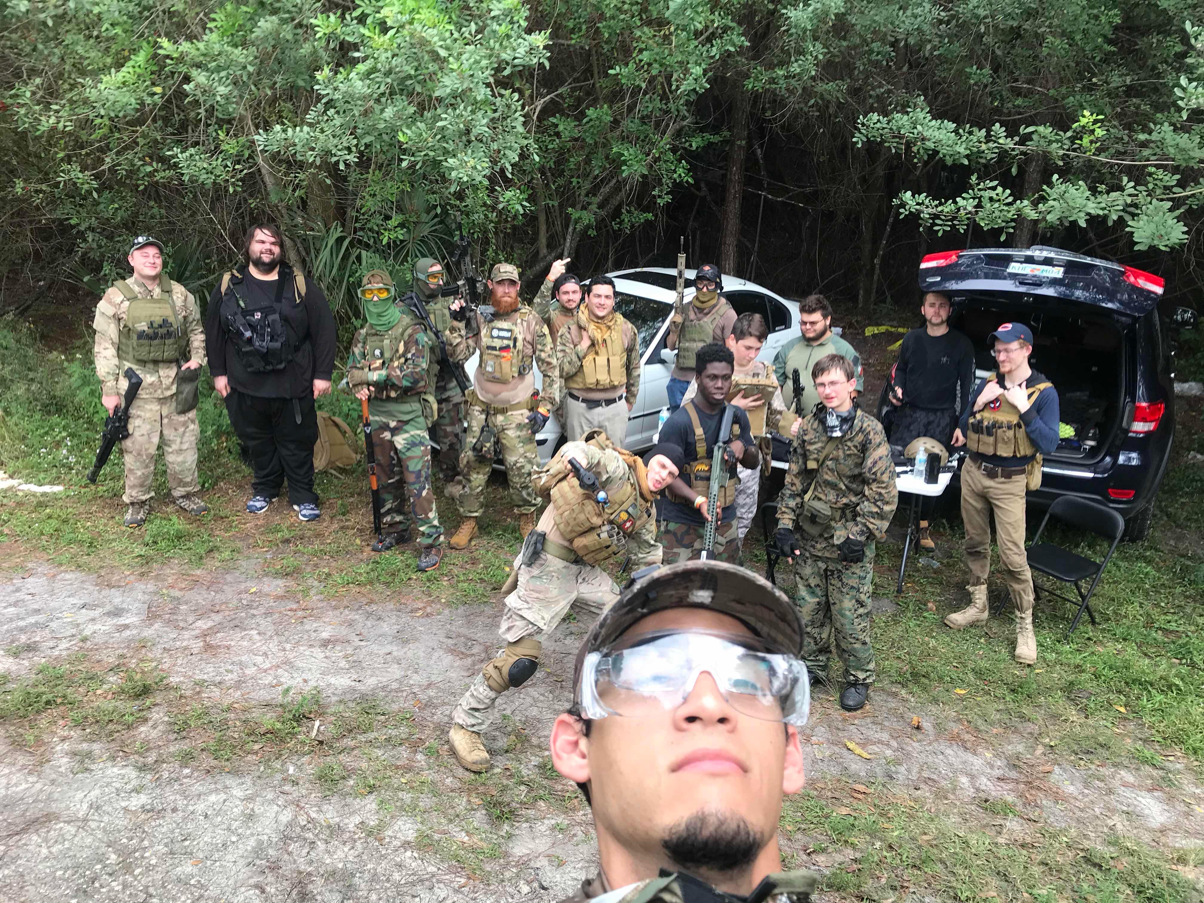 Out at HotShots today in South Florida r/airsoft