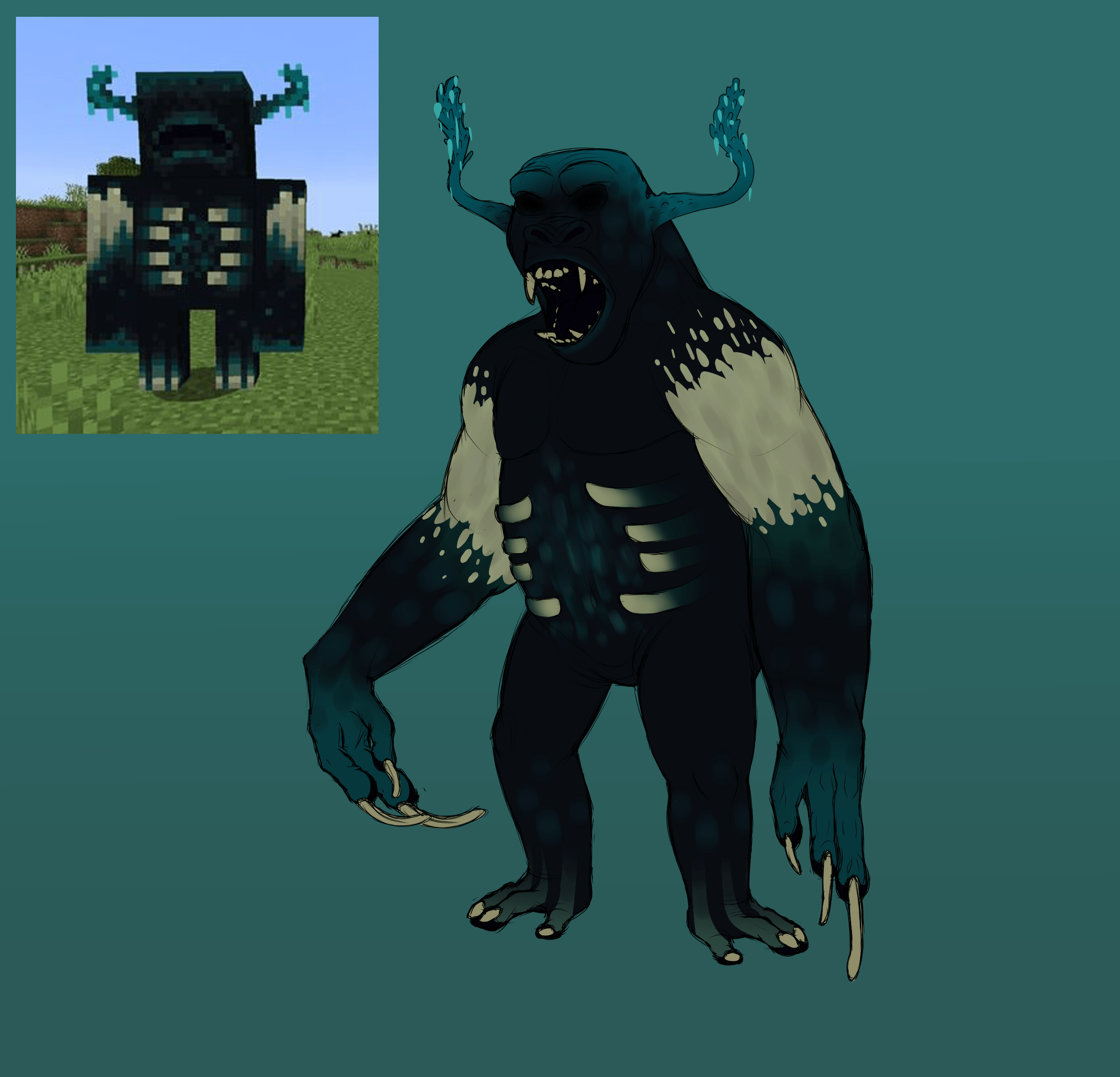 Decided to draw a more "realistic" version of what I think the Warden