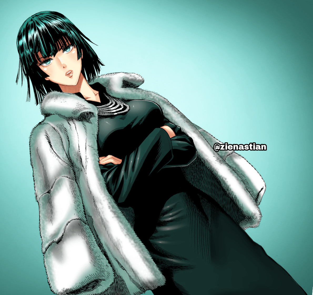 Fubuki x Psykos Art by nenrikid0 OnePunchYuri