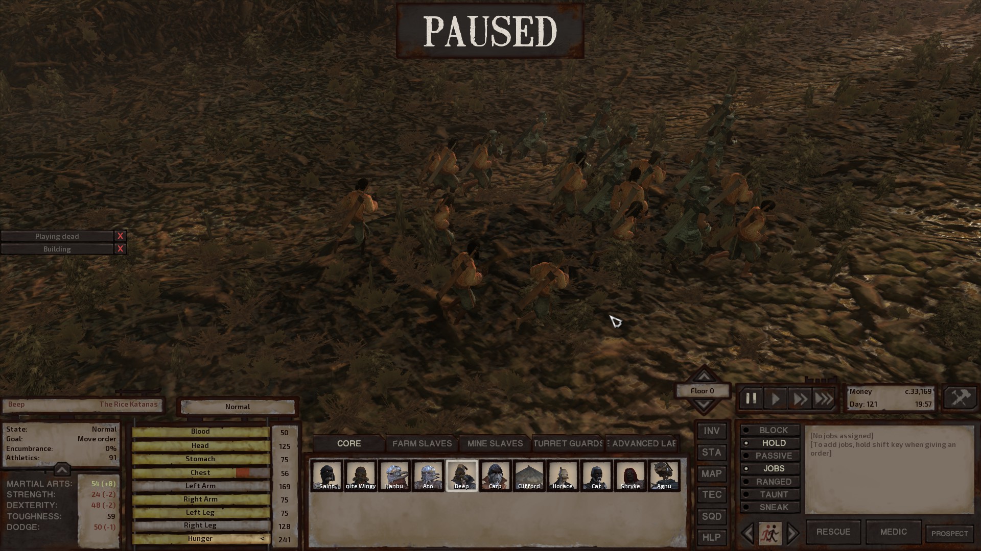 Just a nice holy nation raid on my base south of the swamp Kenshi