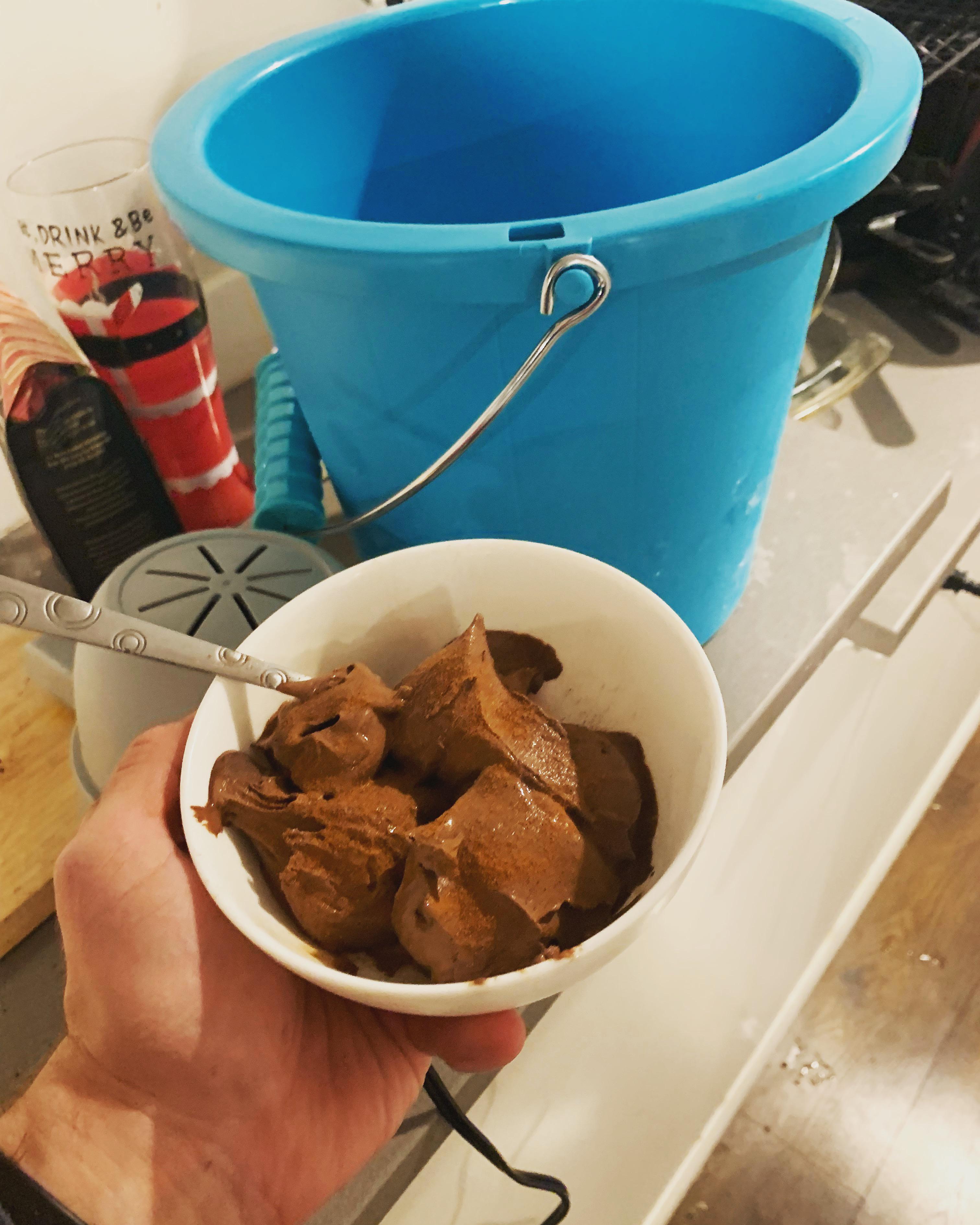 Got my first ice cream maker for Christmas! Loved my spicy and cinnamon