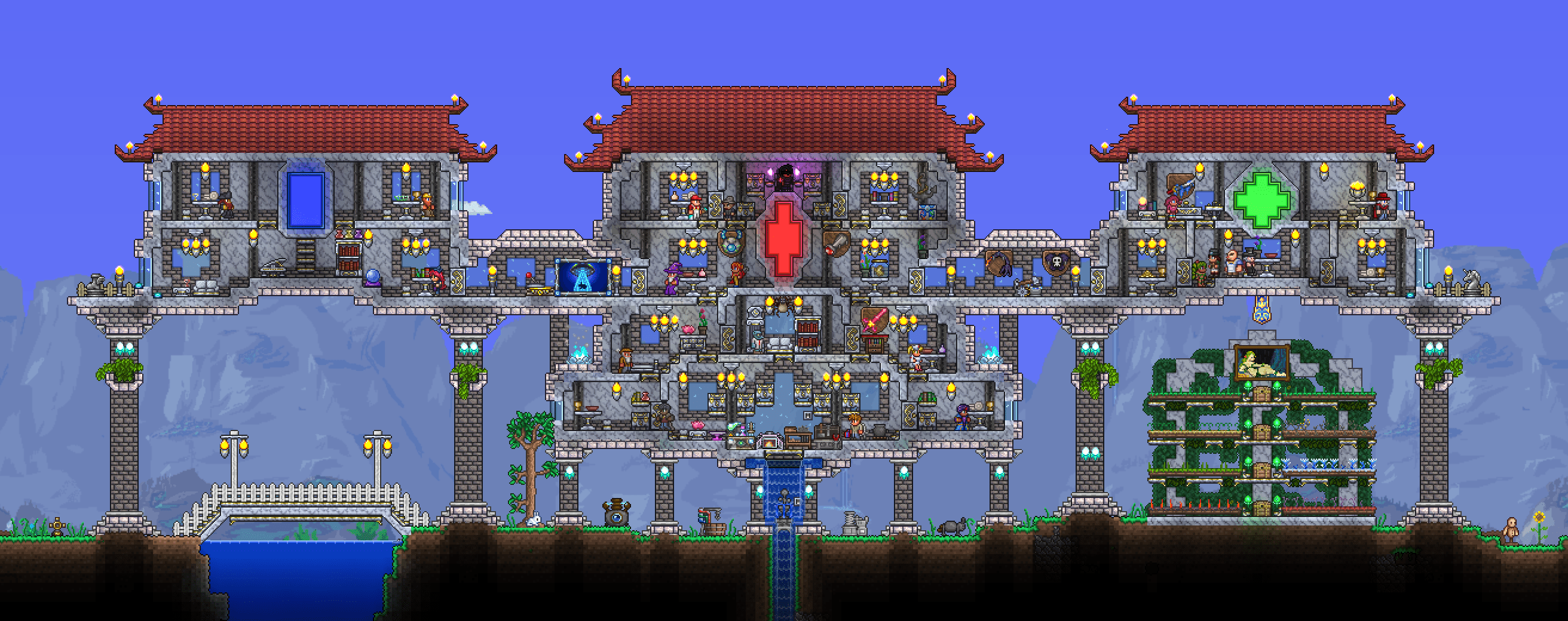 PreMoon Lord Marble base r/Terraria