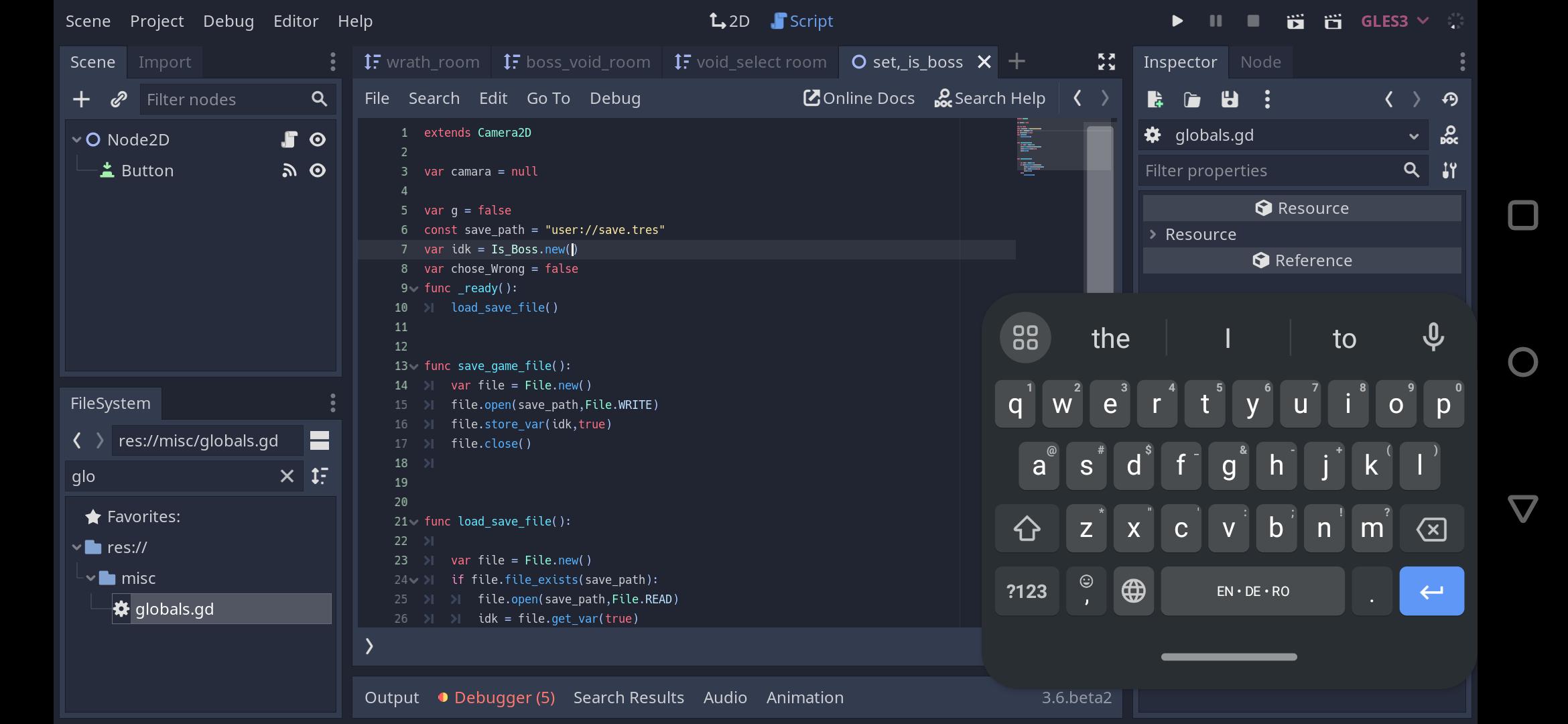 Godot for android and how I made my first game using a oneplust6t. : r
