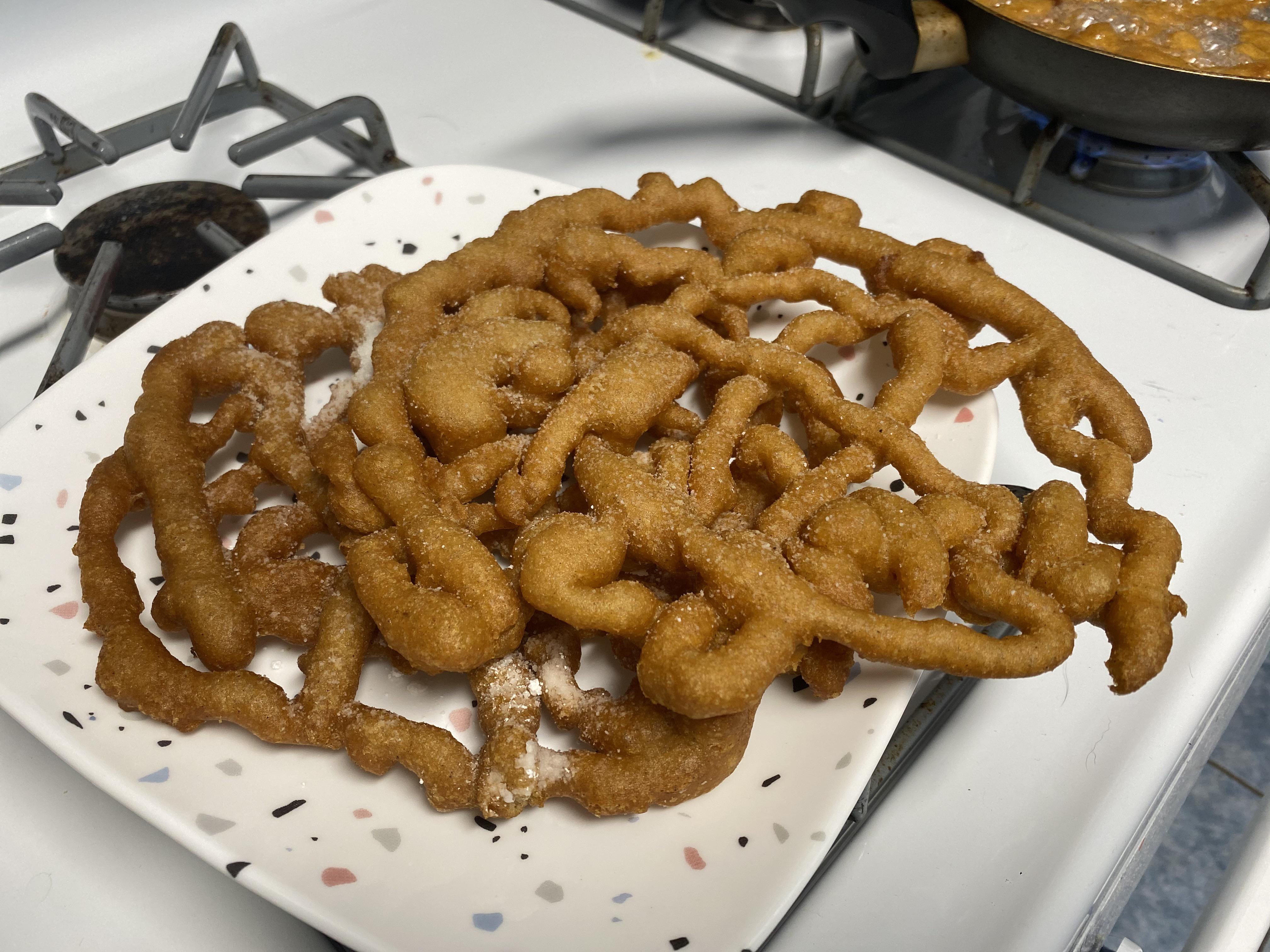Home made gluten free funnel cake! r/glutenfreecooking