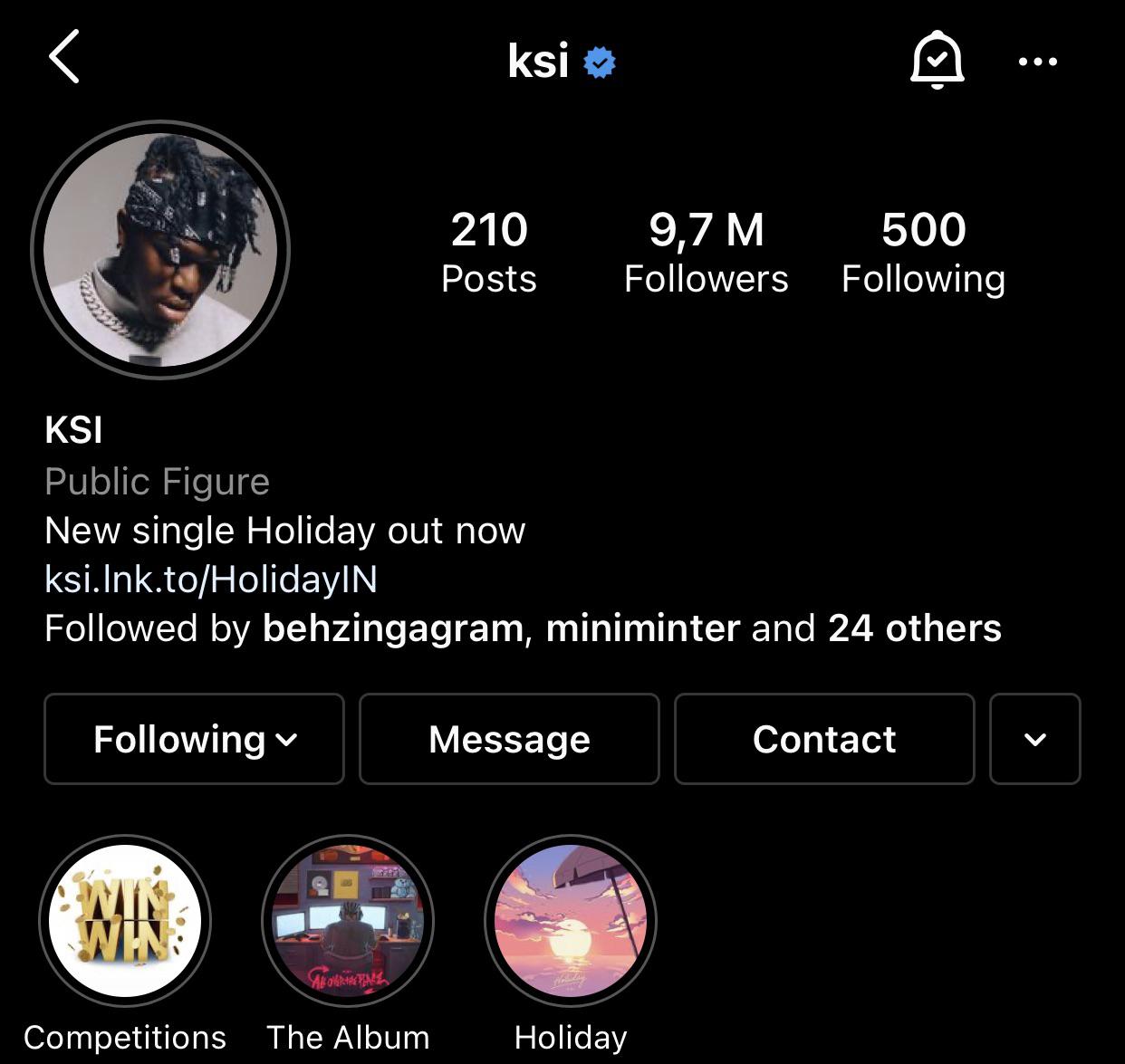 JJ boutta hit 10 million followers on IG r/ksi
