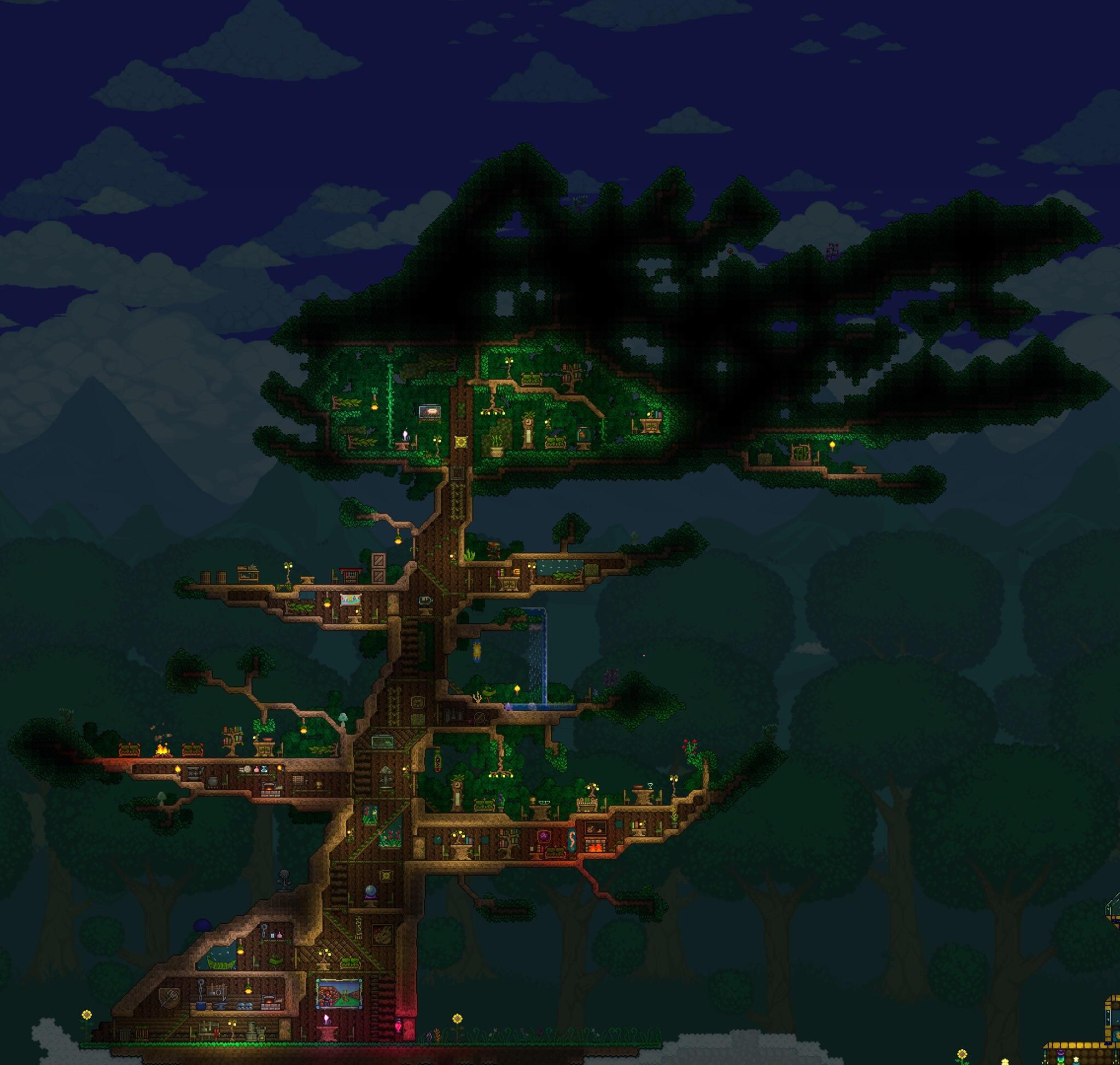 Tree house! r/Terraria
