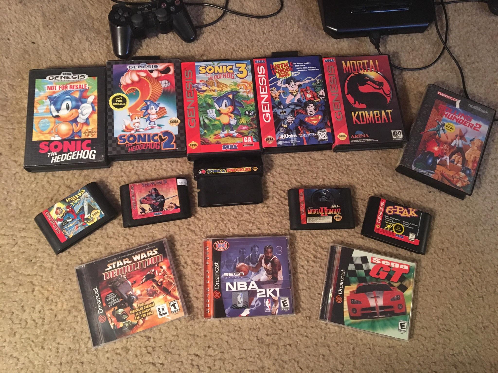 Just began collecting Sega games last August, my collection is growing