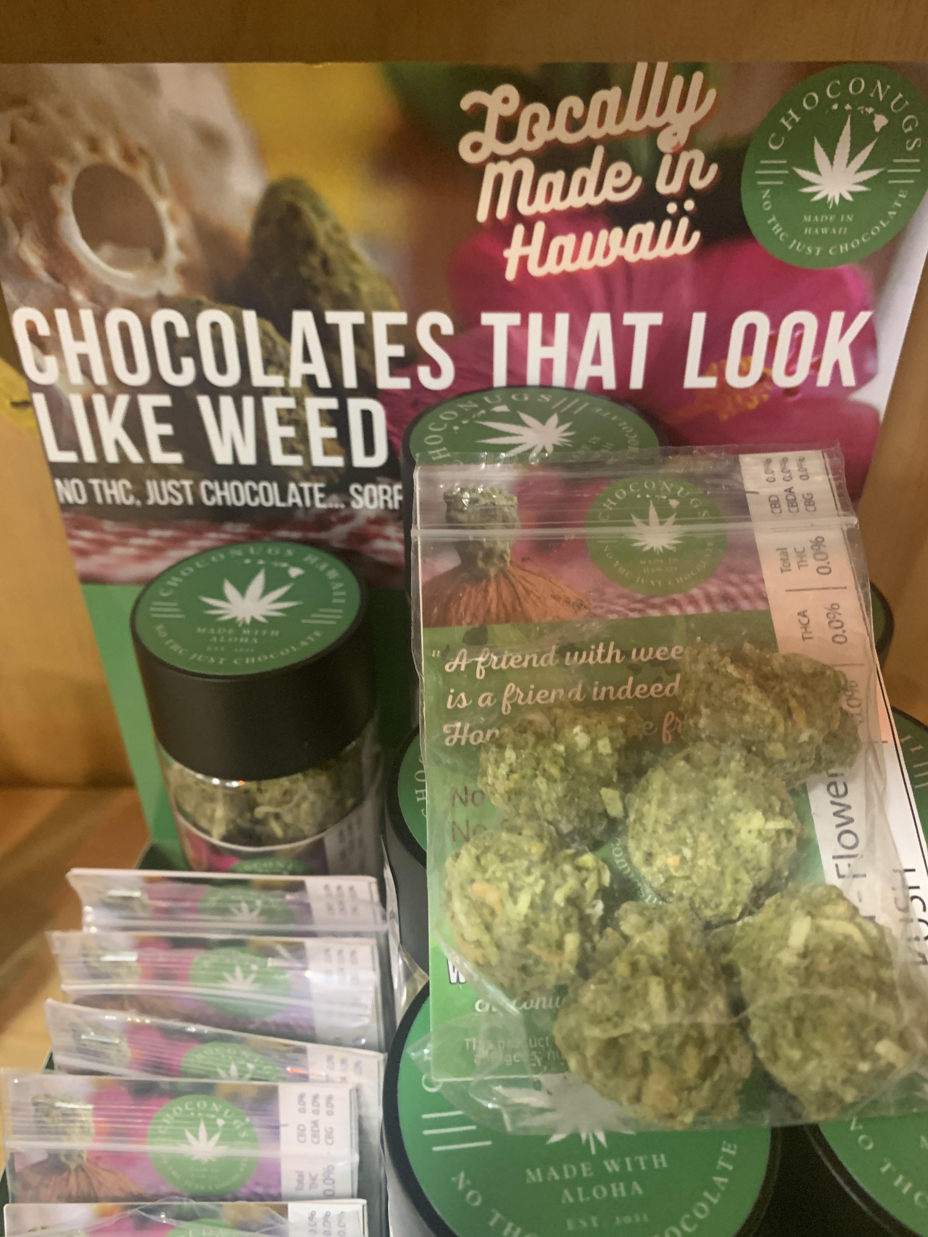 These chocolates that look like weed. r/mildlyinteresting