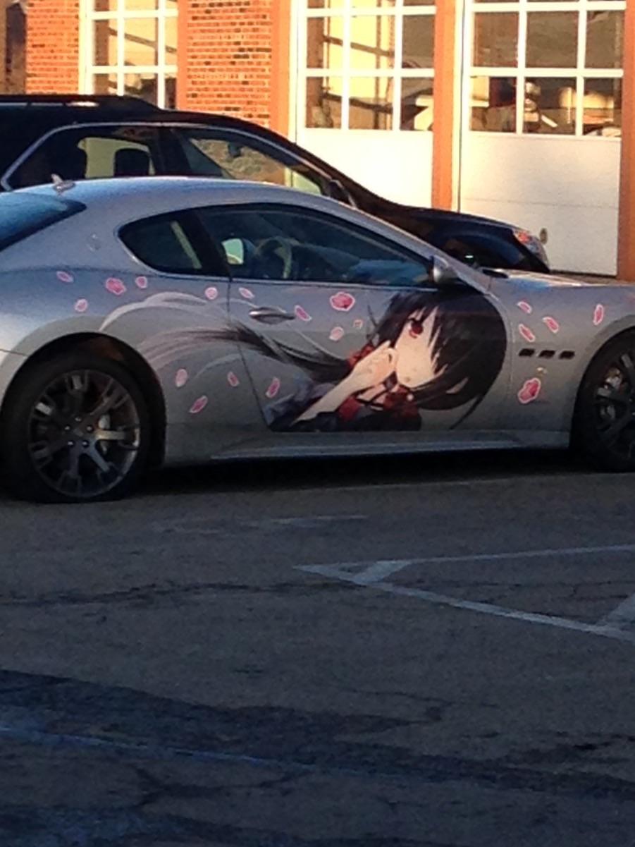 The license plate said kurumi I love anime but damn r/anime