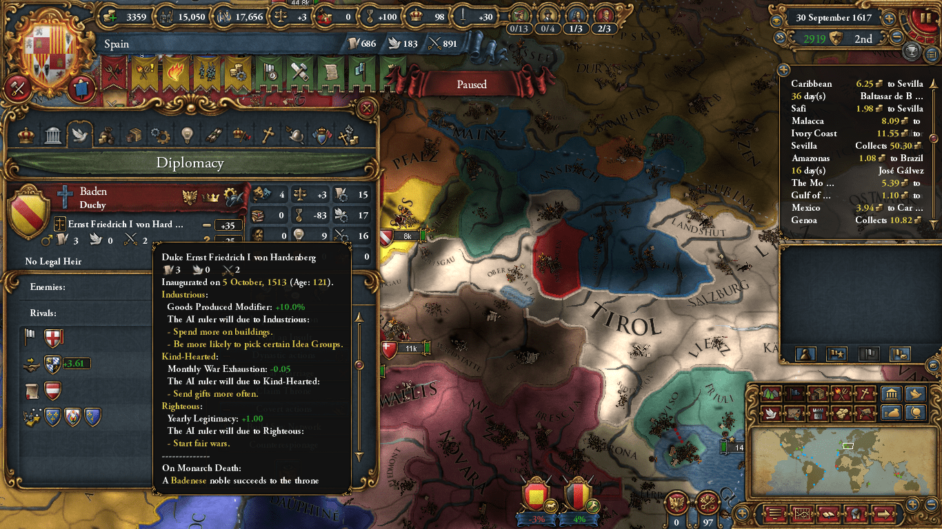 AI Ruler Lives For 121 Years r/eu4