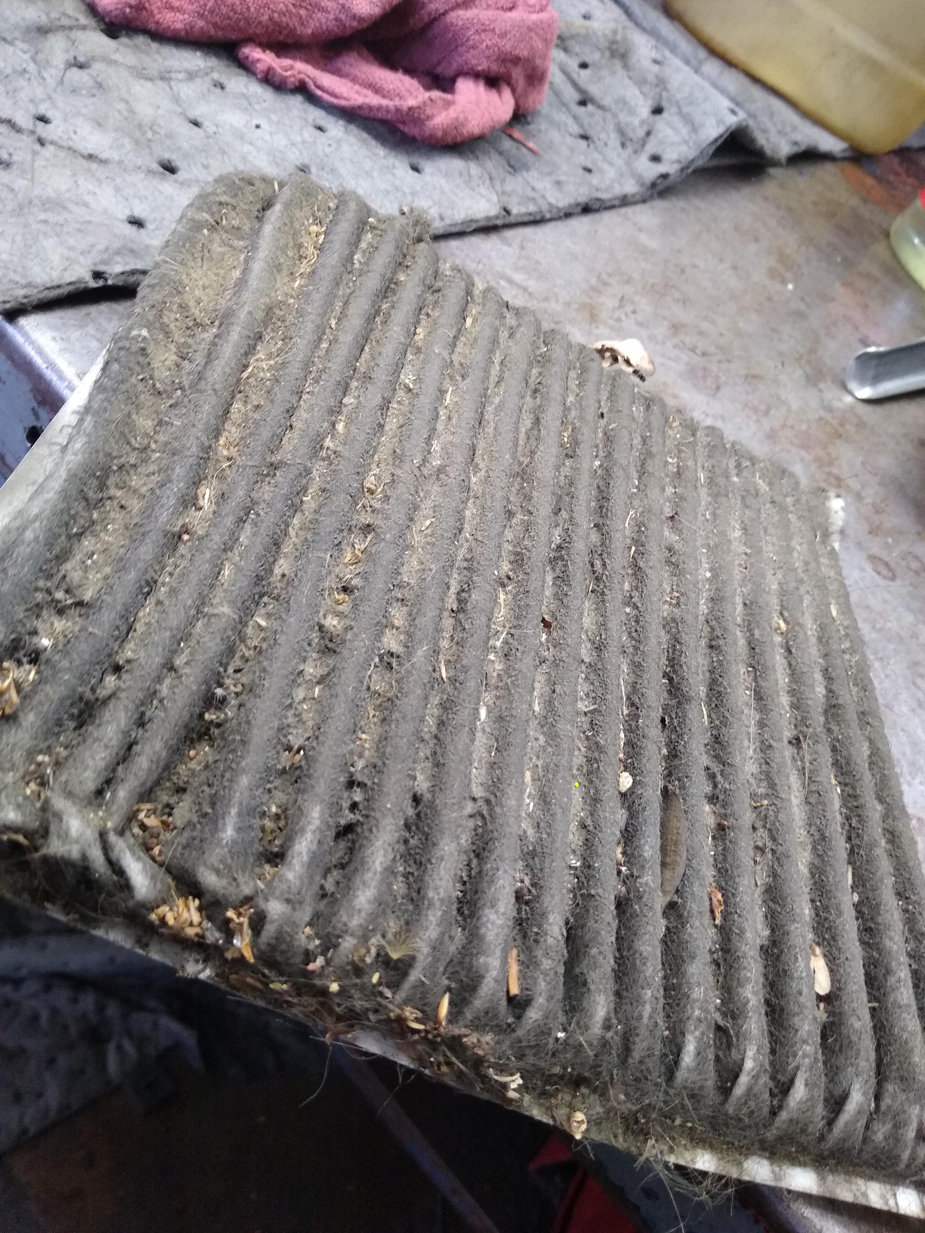 Cabin air filter in a 2007 Lincoln with over 220k miles. Customer