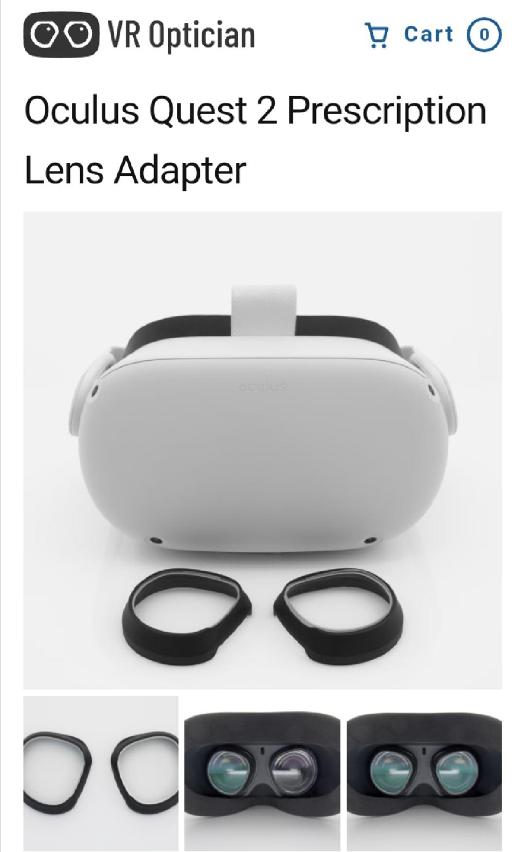 Anyone in this sub that uses prescription lenses from VR Optician