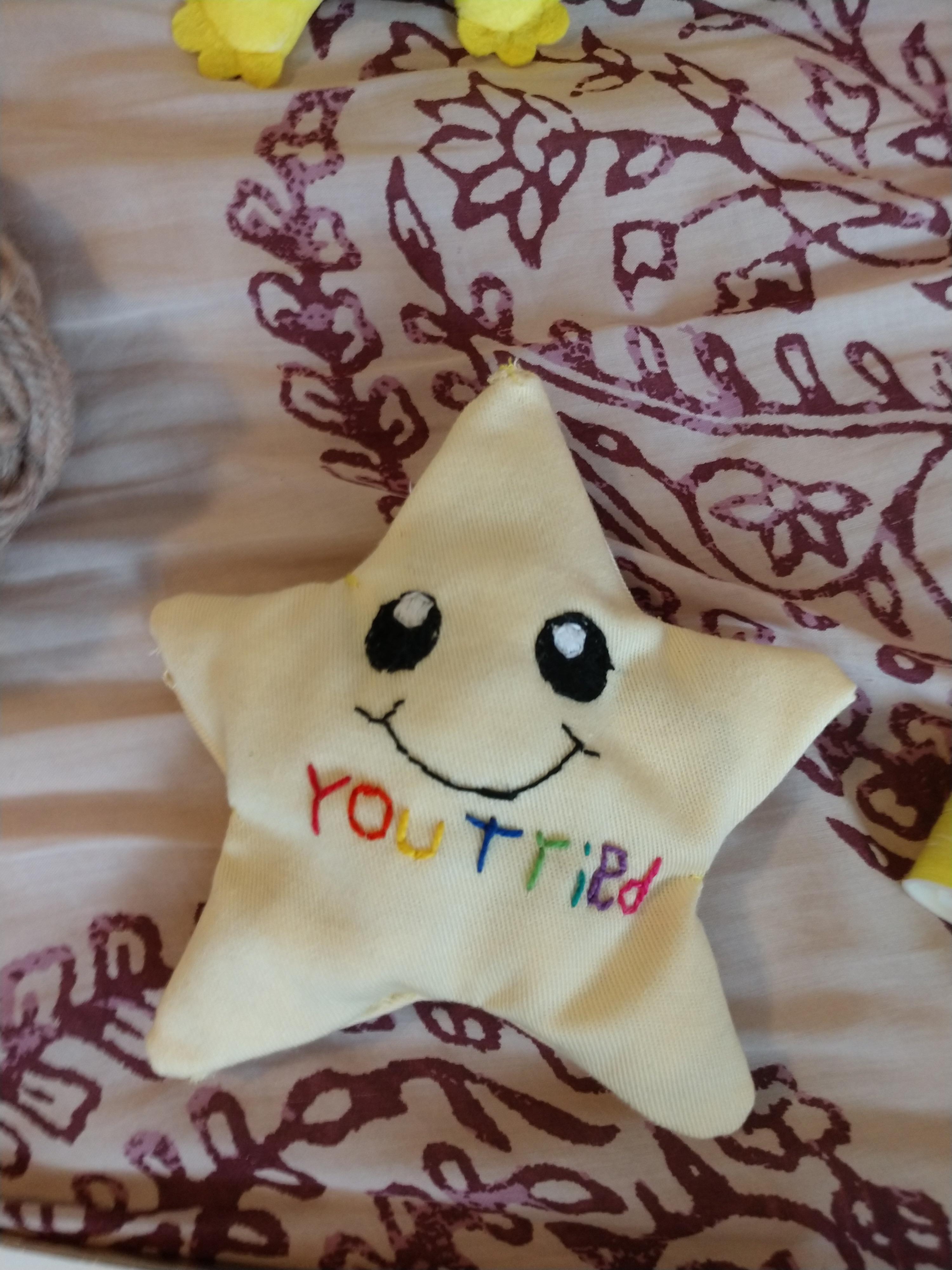 Made a recycled material plush r/plushies