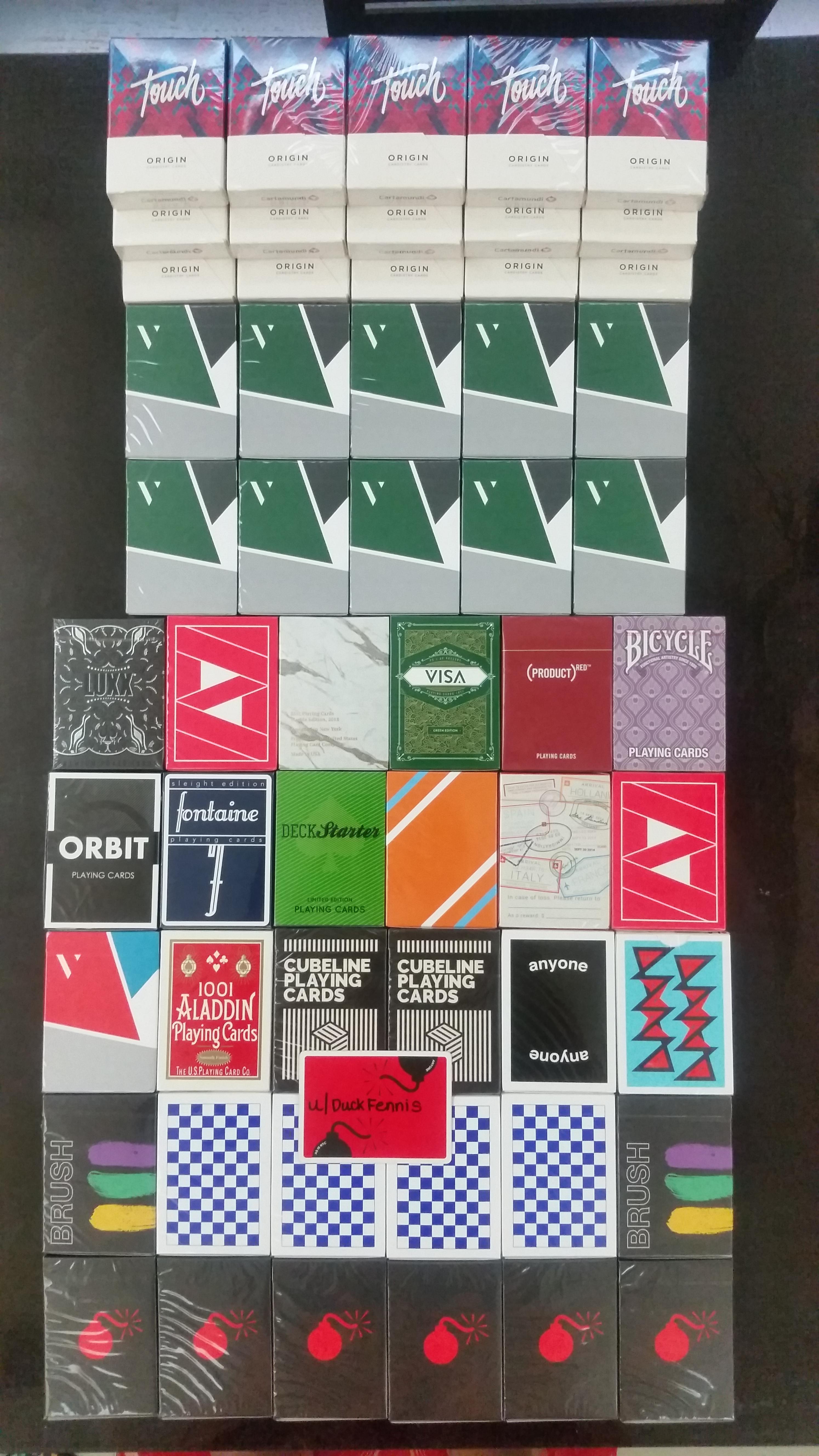 [SELL][WORLDWIDE] Assorted Playing Cards r/PlayingCardsMarket