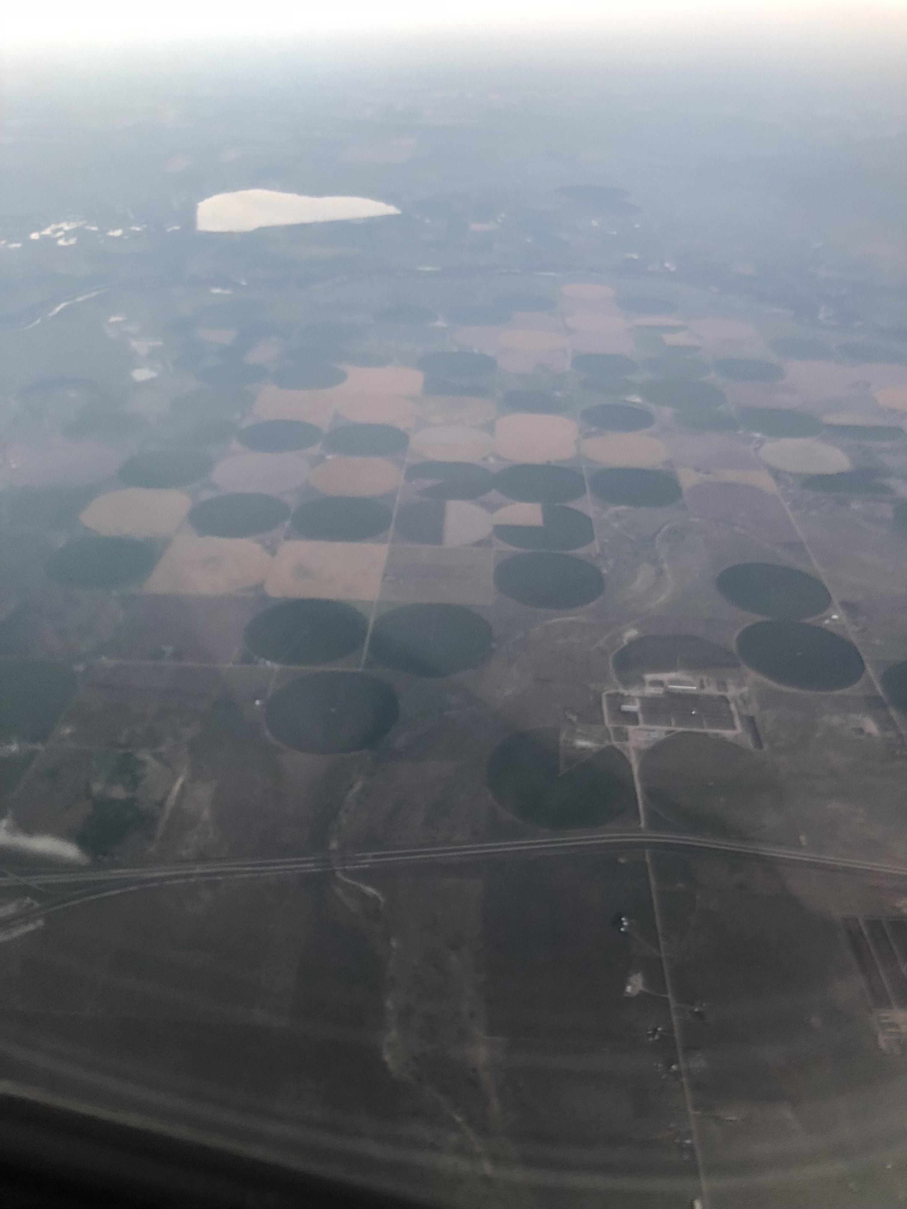 I’m flying into Denver, what are those circles? / why are they circles