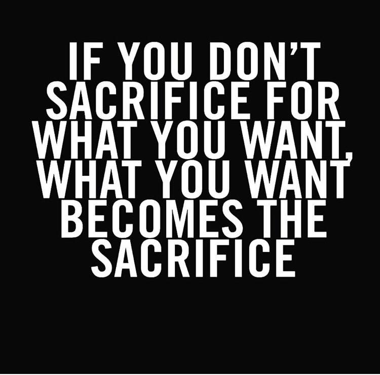 [Image] Some things are worth the sacrifice! r/GetMotivated