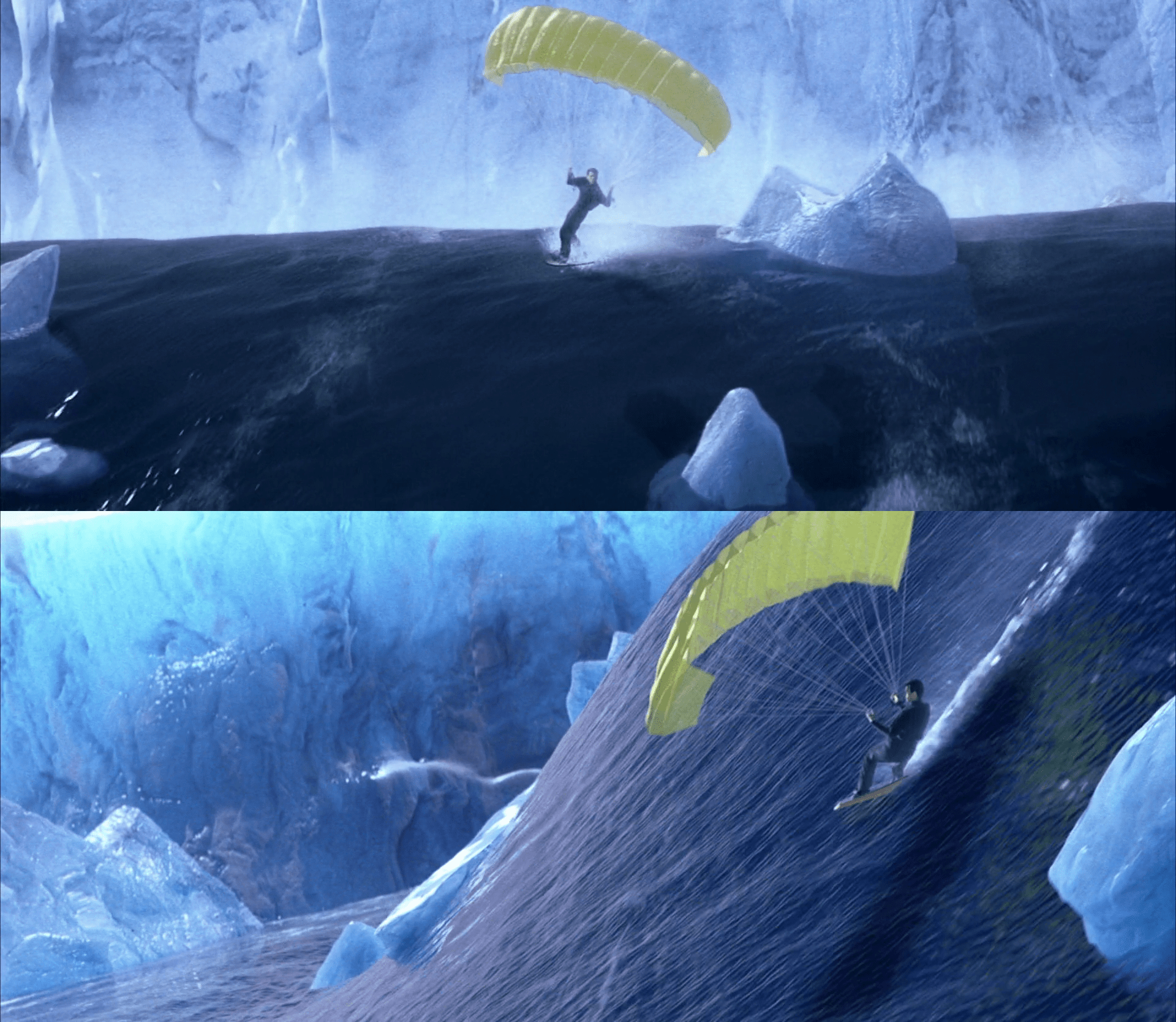 This scene has what must be the worst special effects in the whole