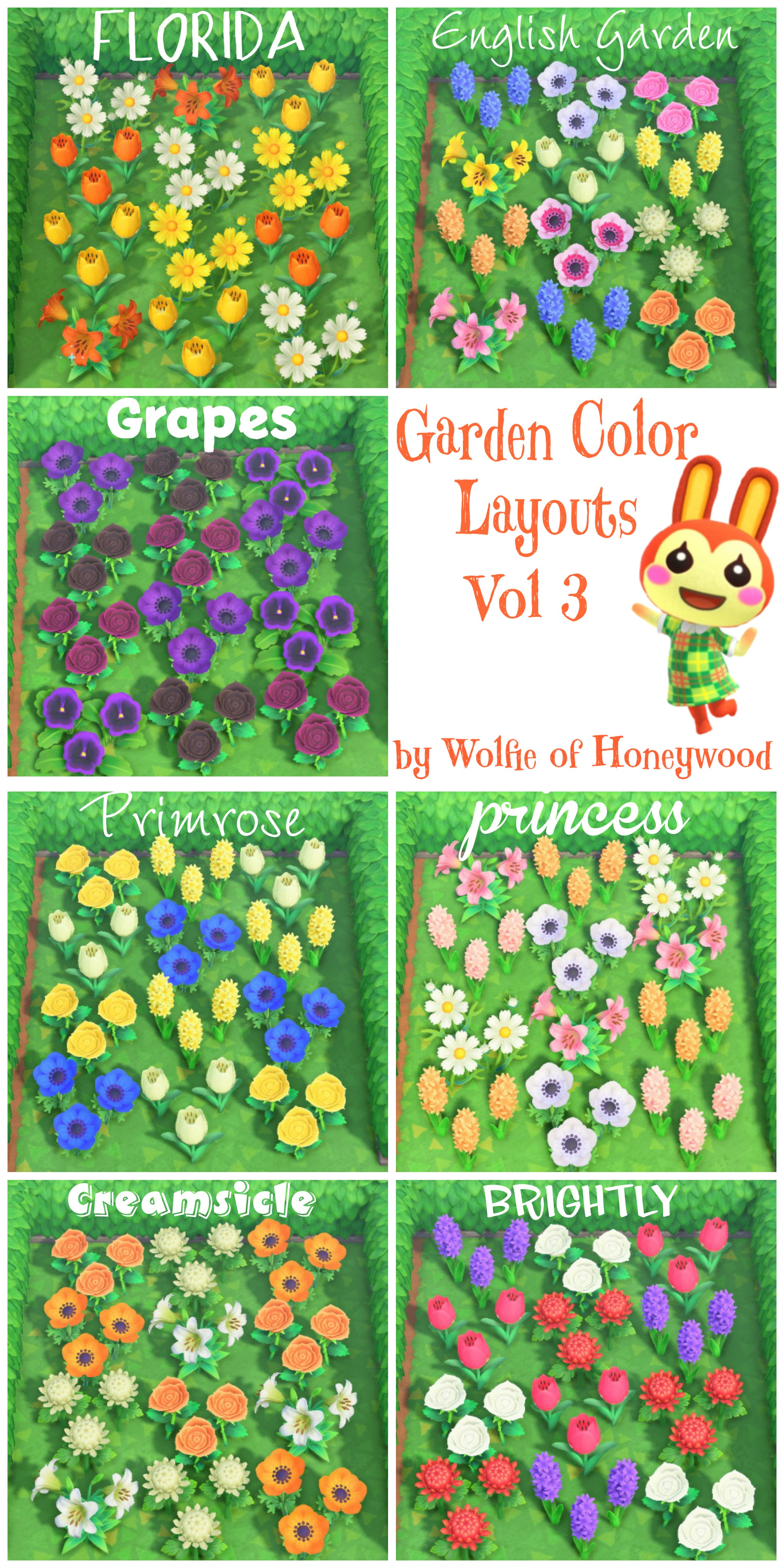 More flower garden combos r/AnimalCrossing