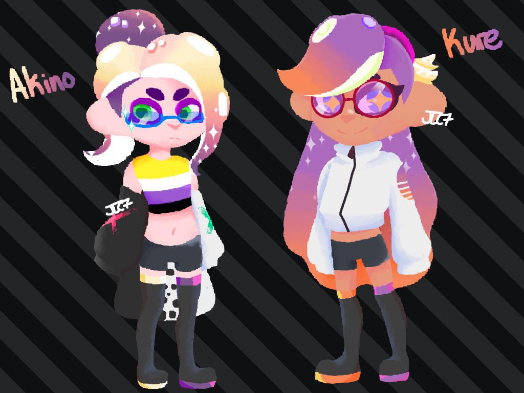 Meet these two beautiful Octos, Their names are Akino and Kure. I hope