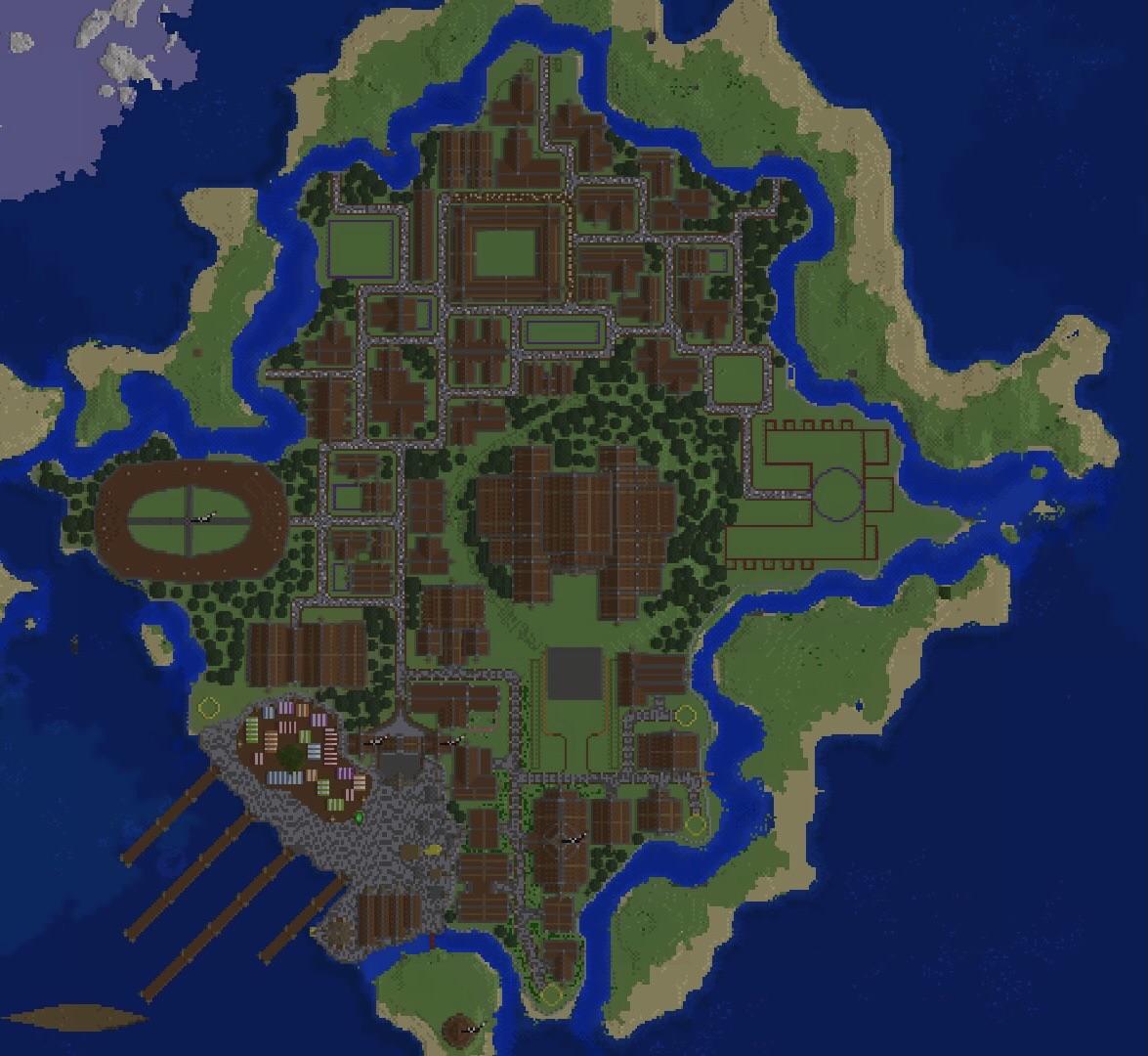 Town map ! r/Minecraftbuilds