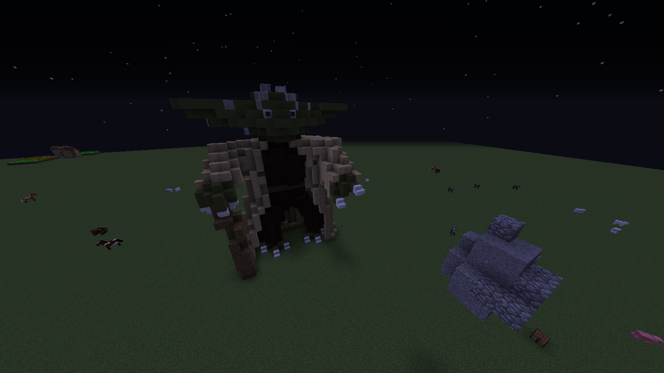 I built a Yoda statue. Does anybody have tips to make the head look