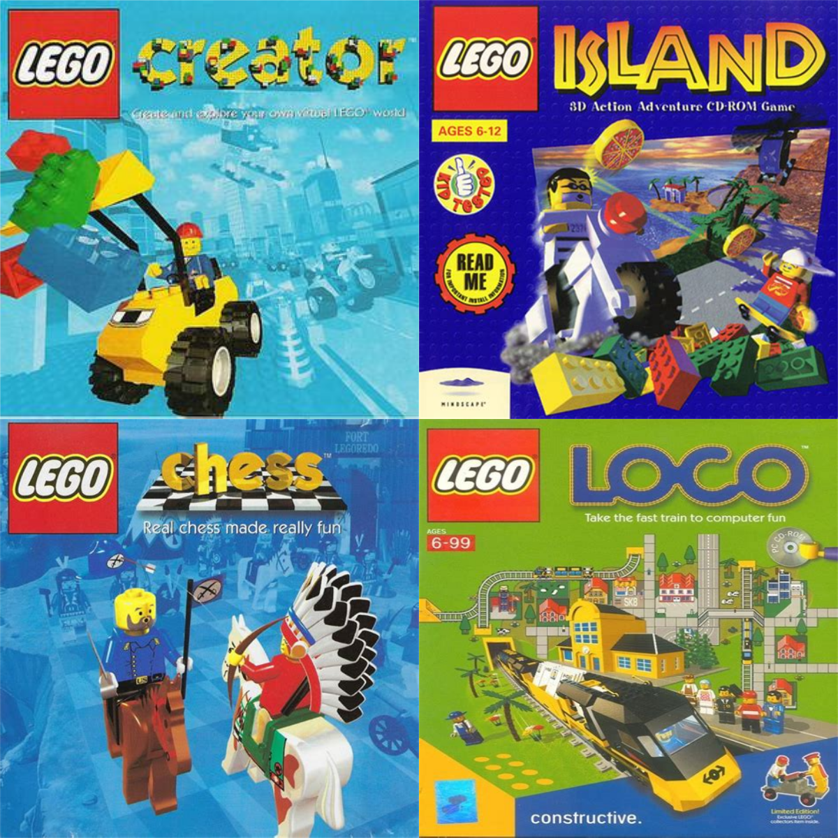 90's Lego PC games nostalgia