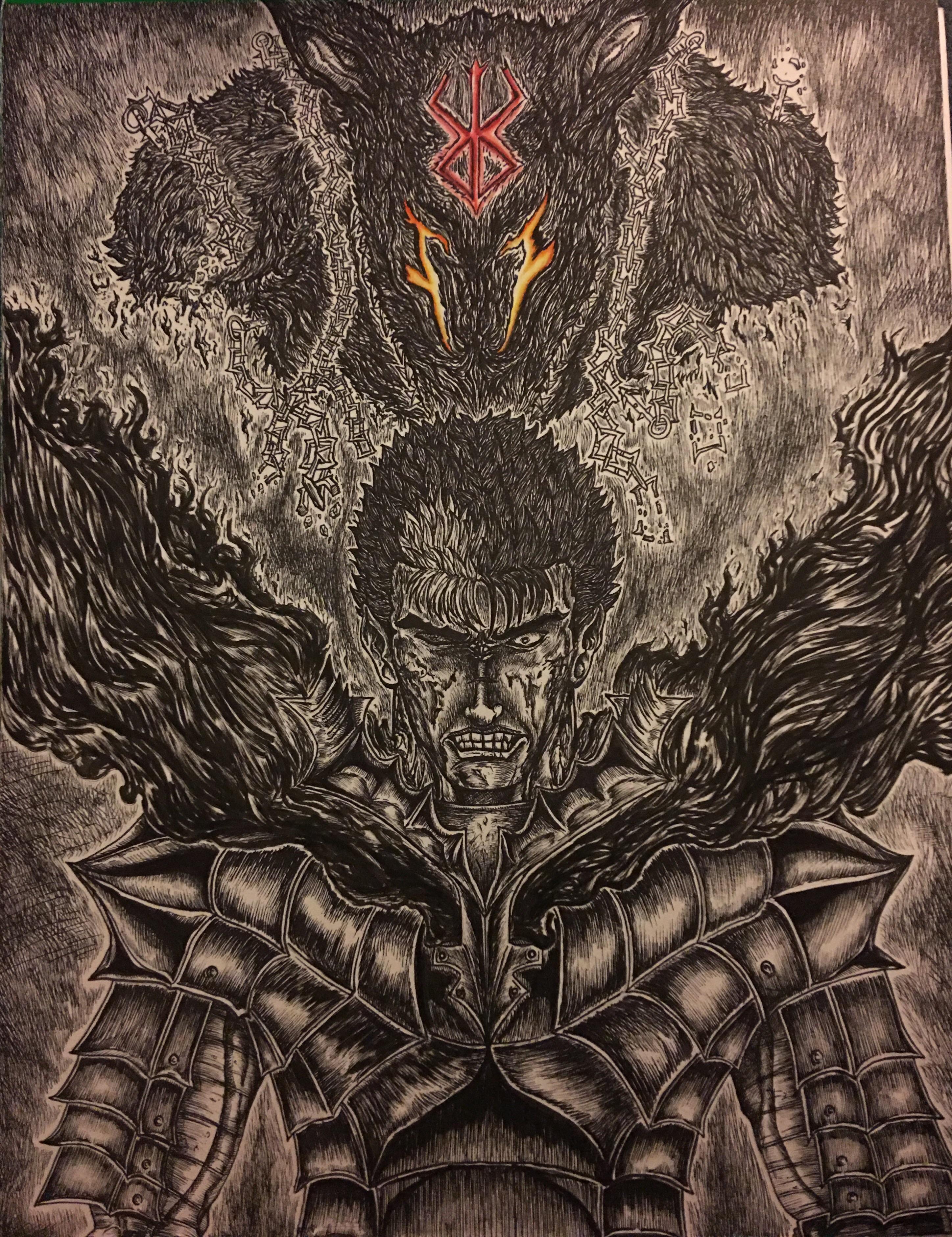 Guts and the Beast of Darkness Berserk