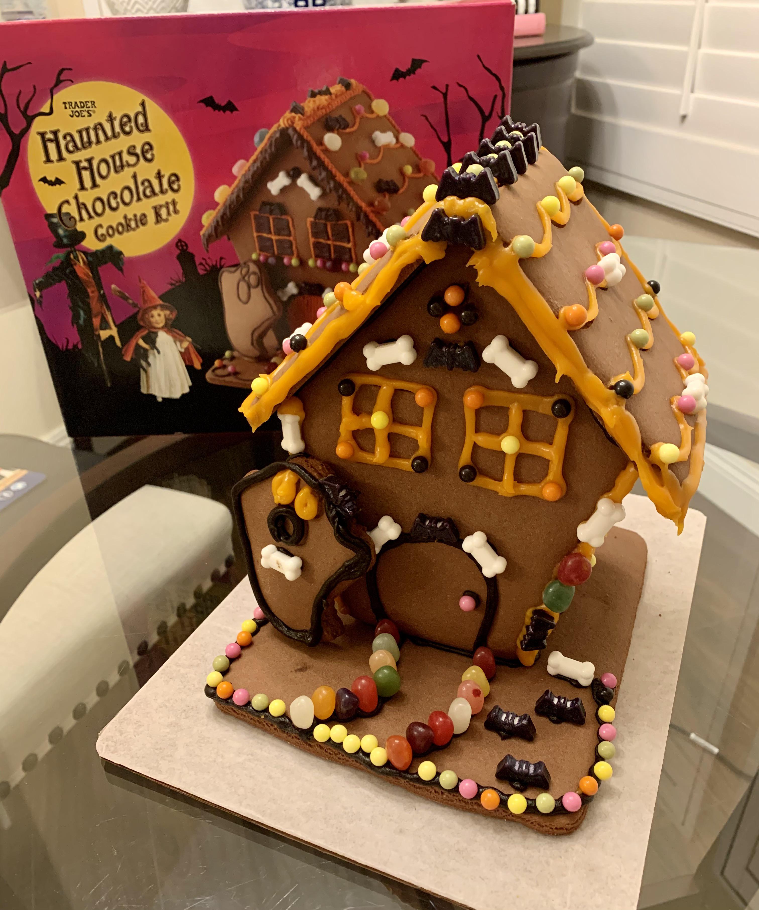 My Haunted House Chocolate Cookie Kit was a success and easy to