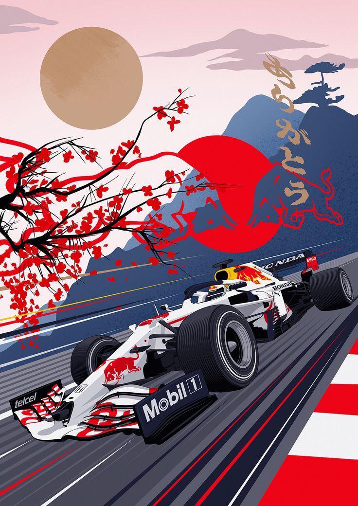 F1 Red Bull Japanese Wallpaper 🏎🇯🇵 r/iphonewallpapers